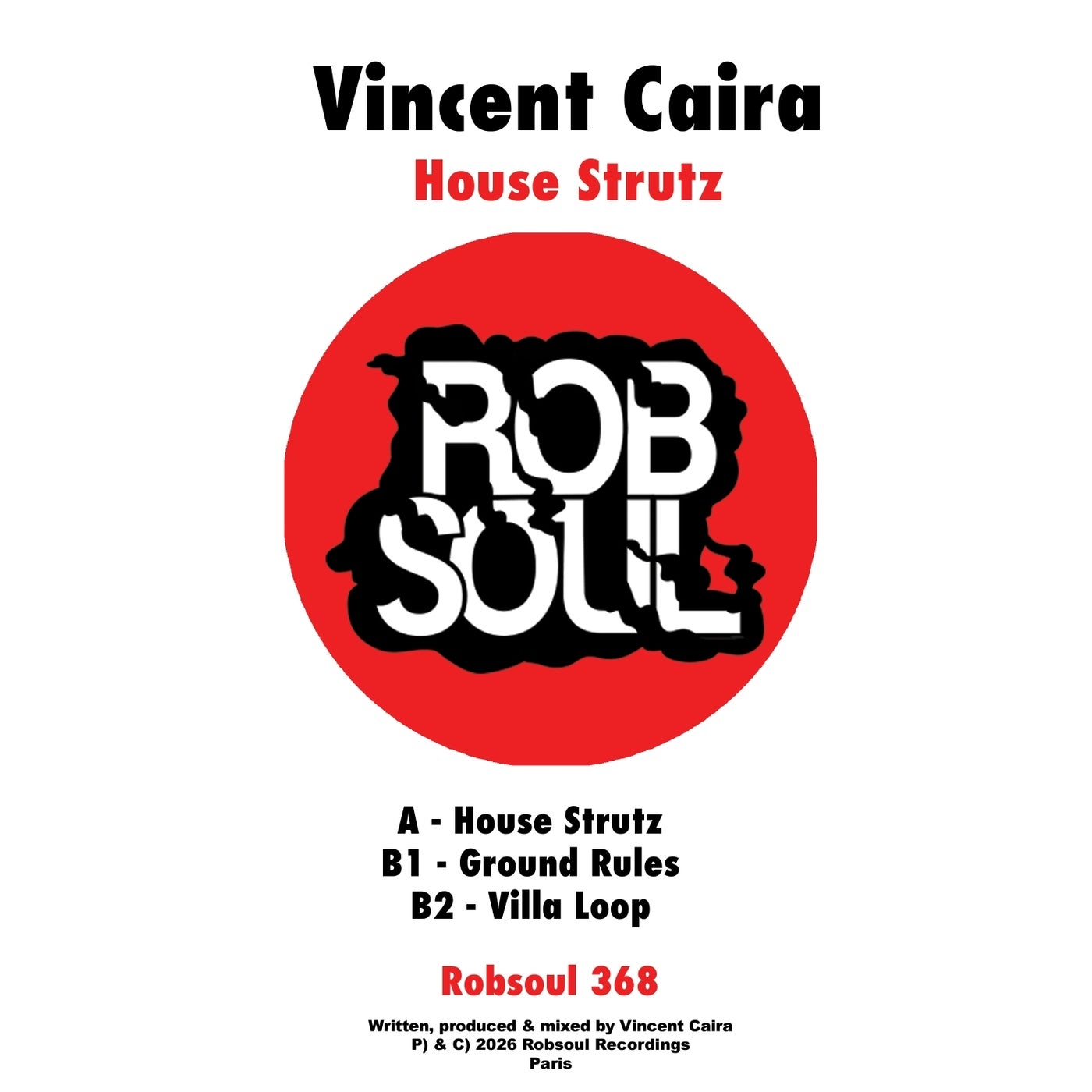 Cover - Vincent Caira - House Strutz (Original Mix) Promo tools