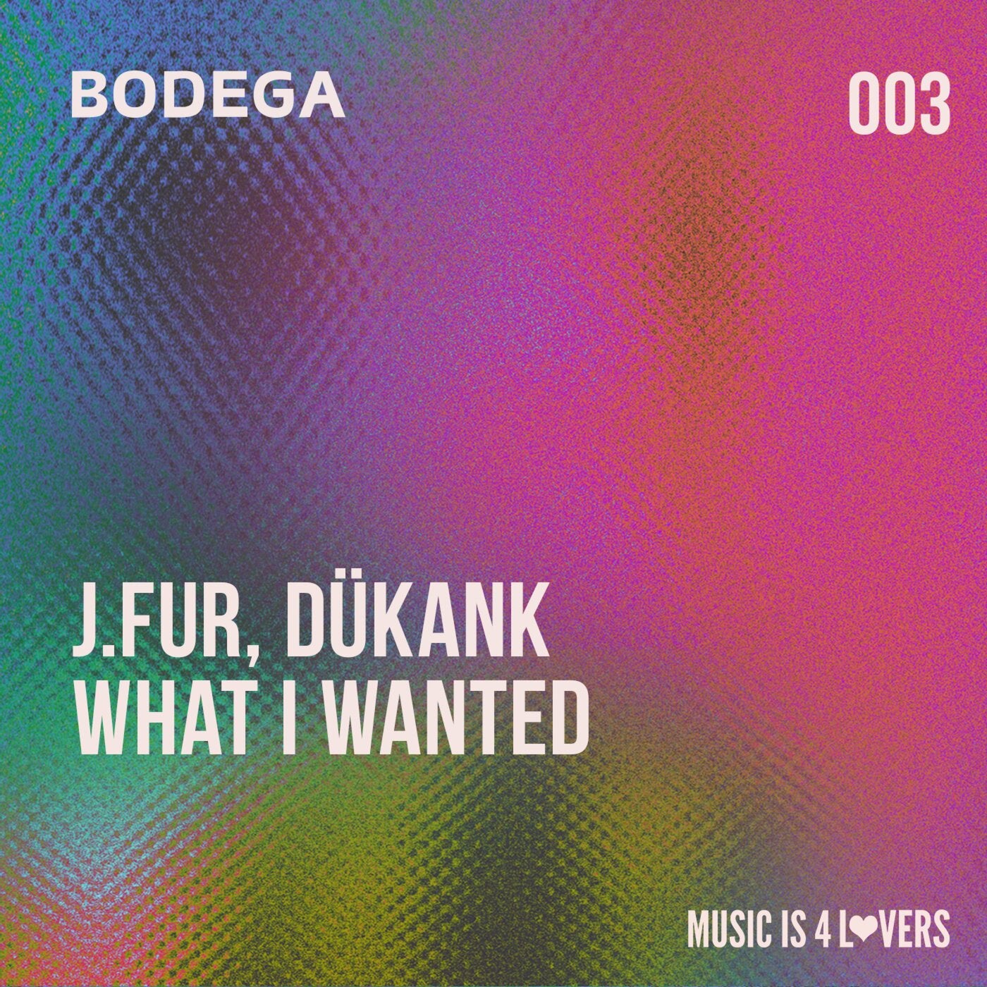 Cover - J.Fur, DÜKANK - What I Wanted (Original Mix) Promo tools