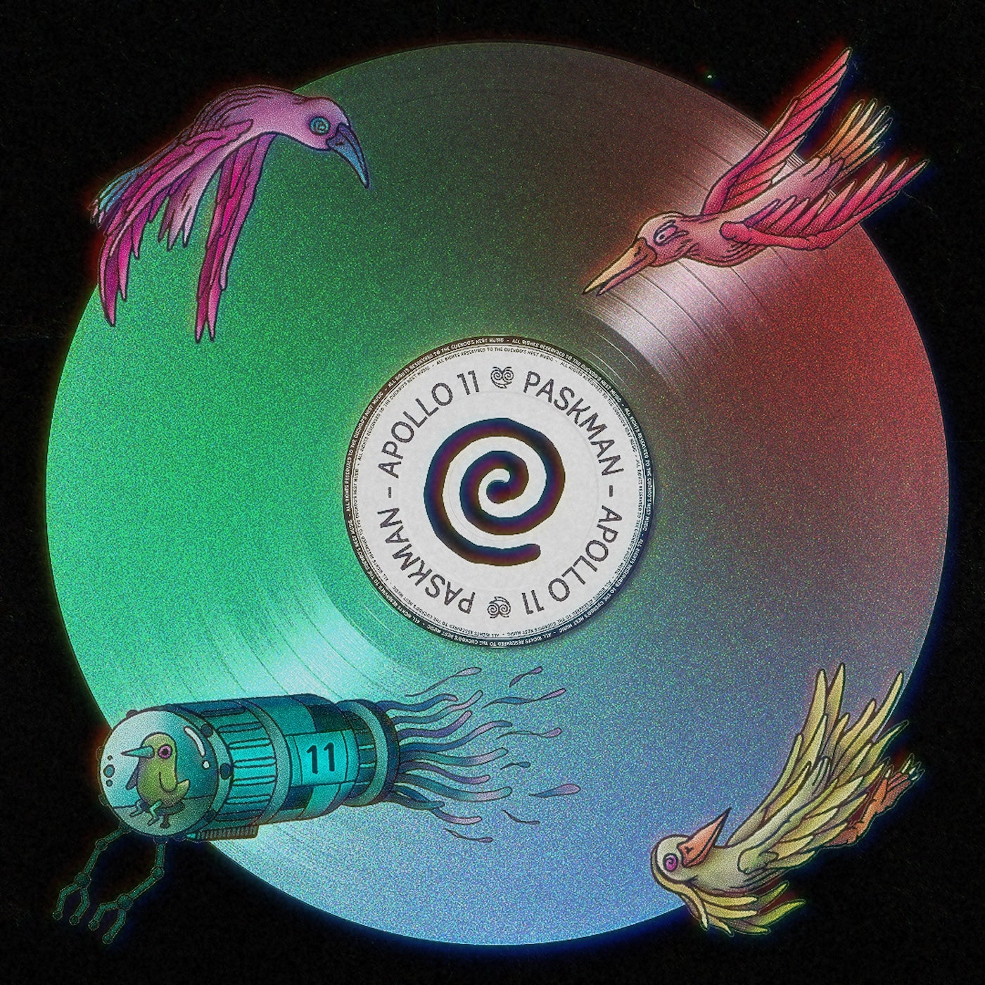 Cover - paskman - APOLLO 11 (Extended Mix) Promo tools