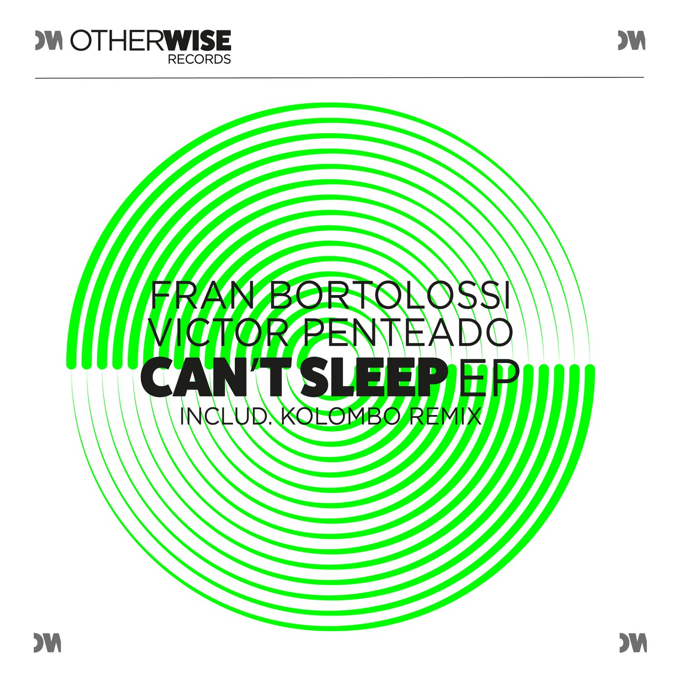 Cover - Fran Bortolossi, Victor Penteado - Can't Sleep (Extended Mix) Promo tools