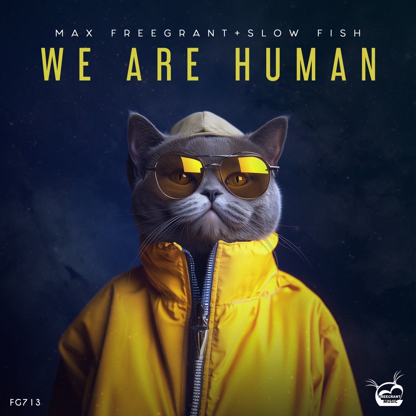 Cover - Max Freegrant, Slow Fish - We Are Human (Extended Mix) Promo tools