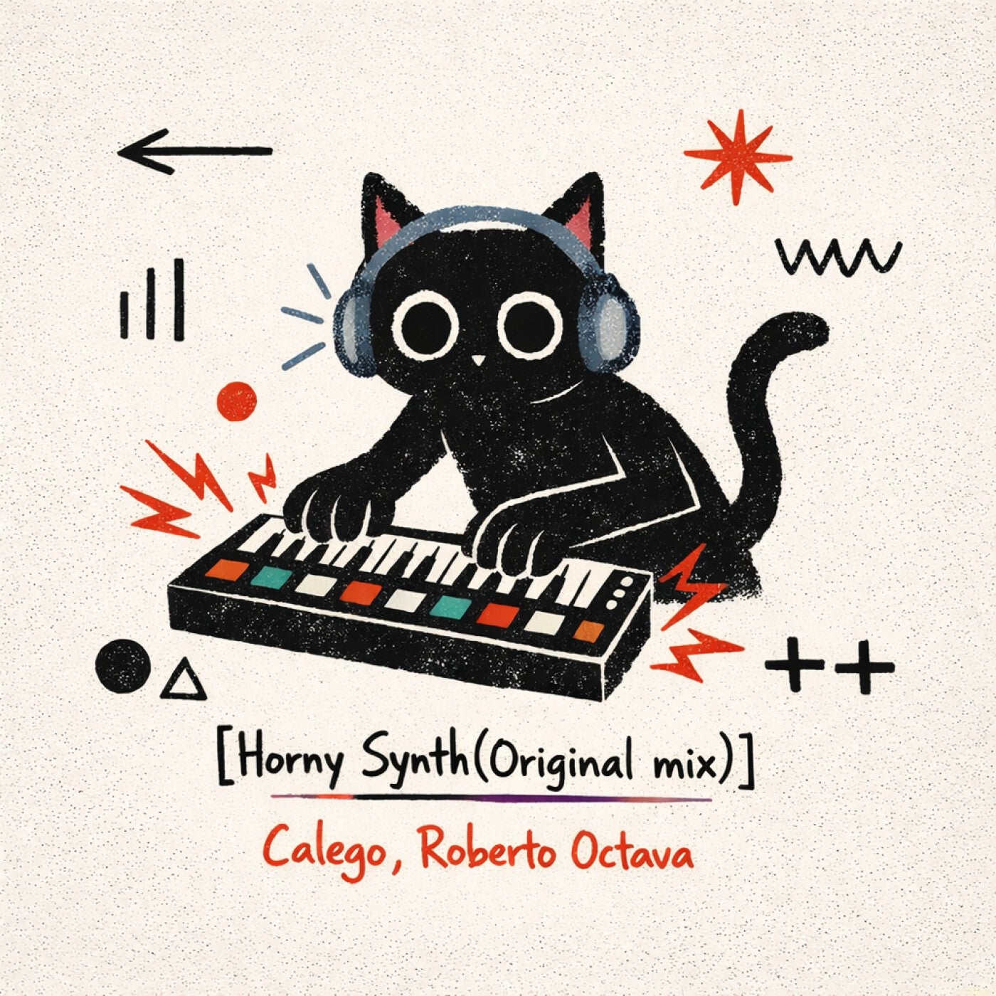 Cover - Roberto Octava, Calego - Horny Synth (Original Mix) Promo tools