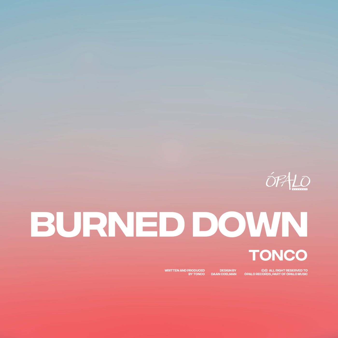 Cover - Tonco - Burned Down (Original Mix) Promo tools