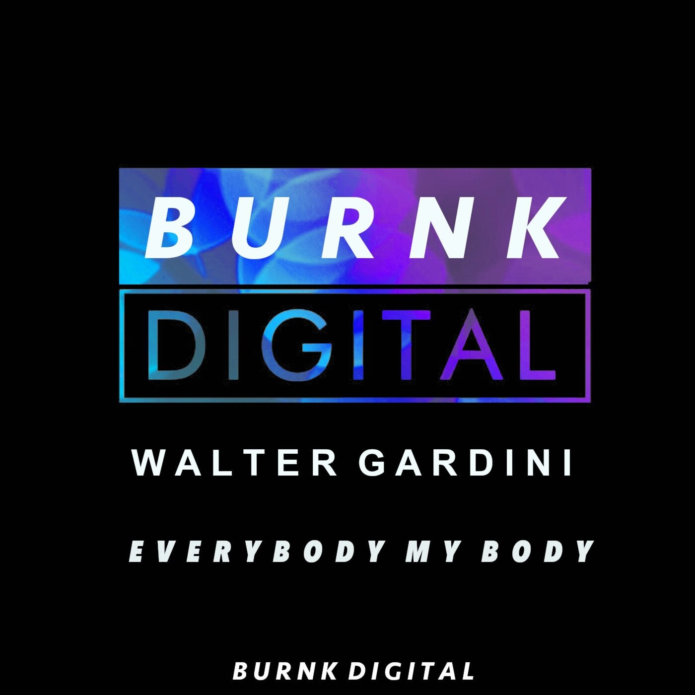 Cover - Walter Gardini - Everybody my body (Original Mix) Promo tools