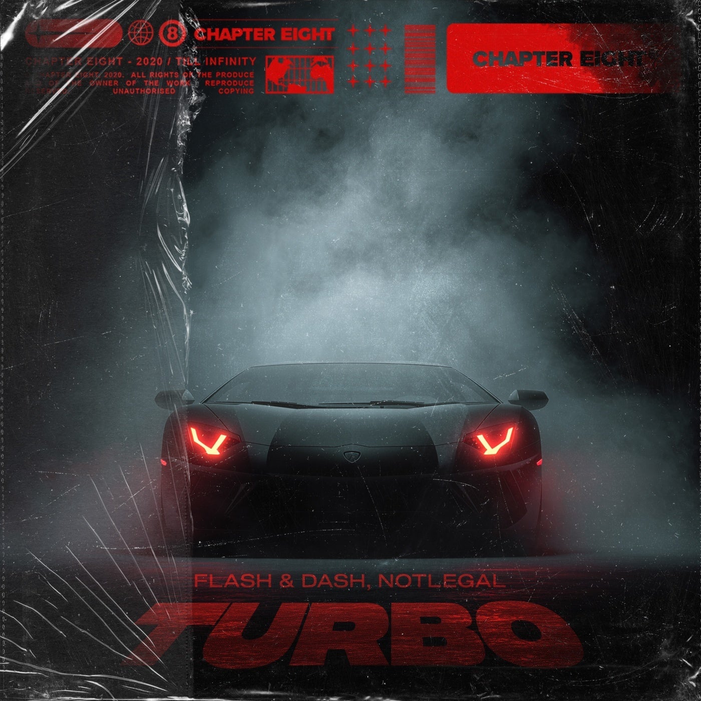 Cover - Flash & Dash, NOTLEGAL - TURBO (Extended Mix) Promo tools
