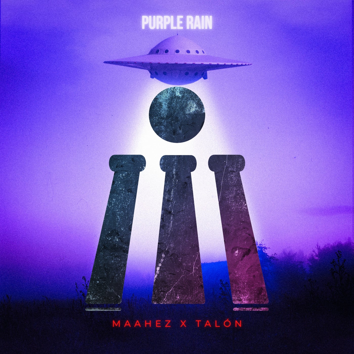 Cover - Maahez, Talón (US) - PURPLE RAIN (Extended Mix) Promo tools