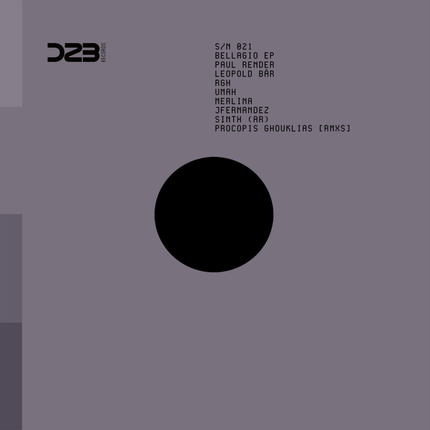 Cover - Leopold Bär, Paul Render - Bellagio (Merlina Remix) Promo tools