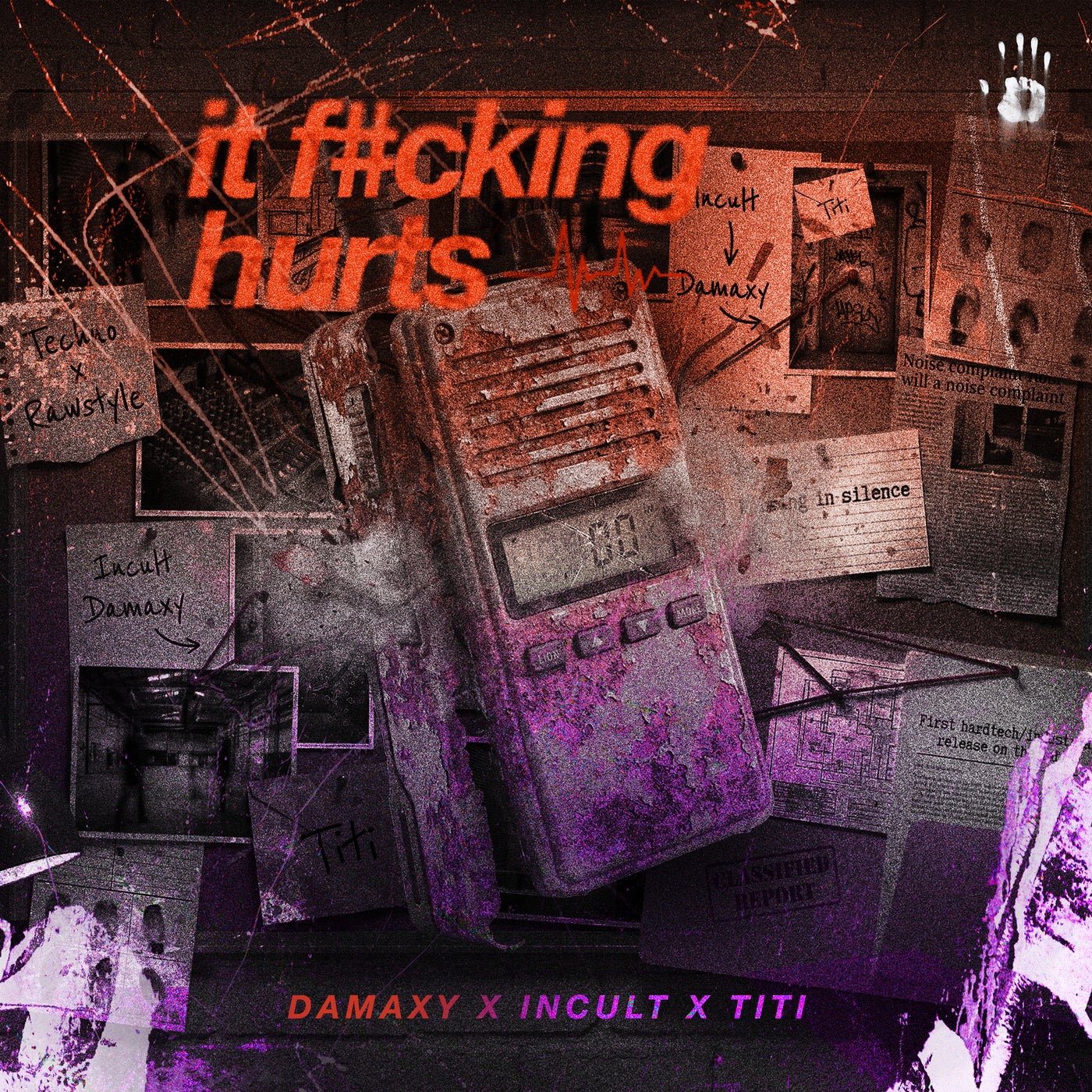Cover - Titi, Incult, Damaxy - IT F#CKING HURTS (Extended Mix) Promo tools