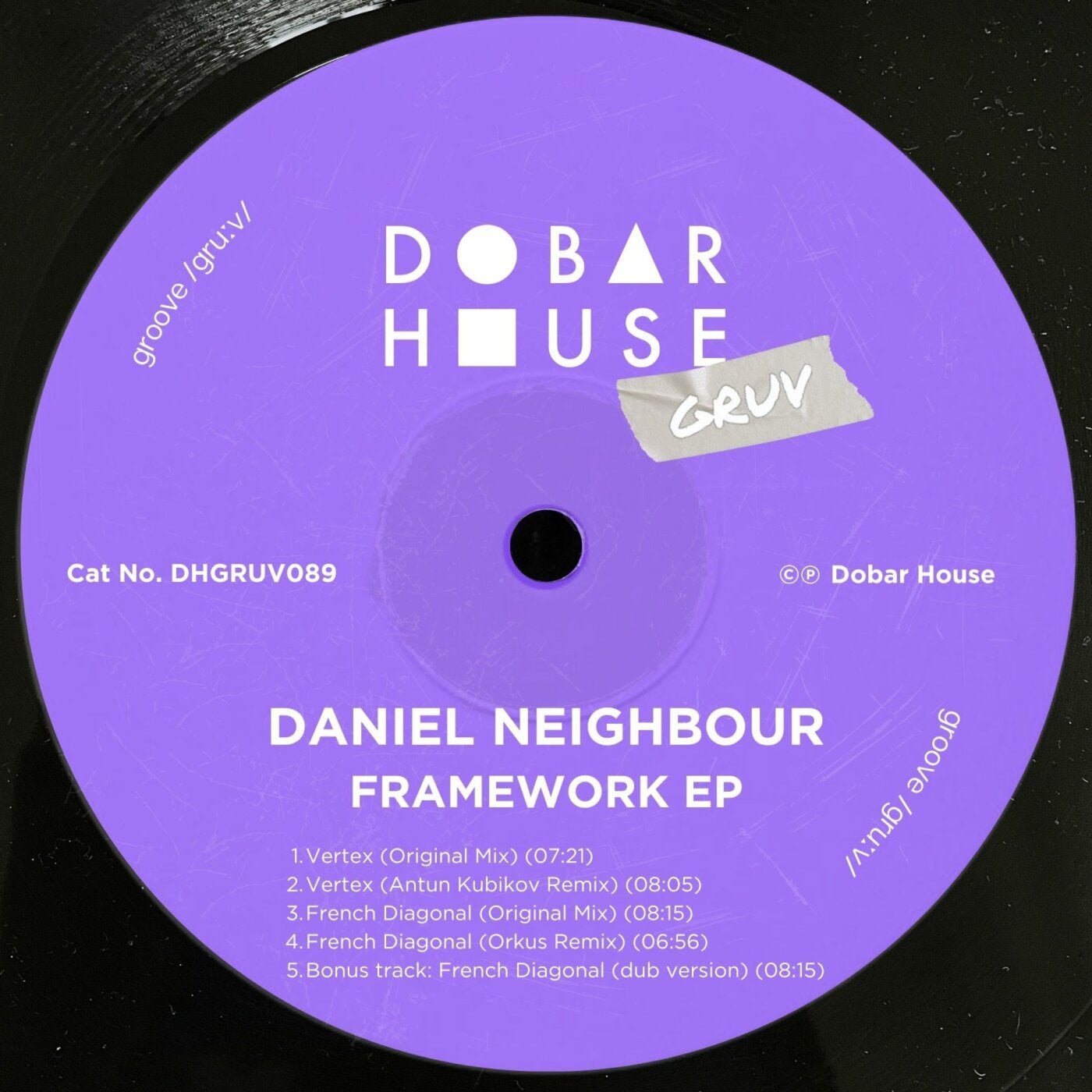 Cover - Daniel Neighbour - Vertex (Original Mix) Promo tools