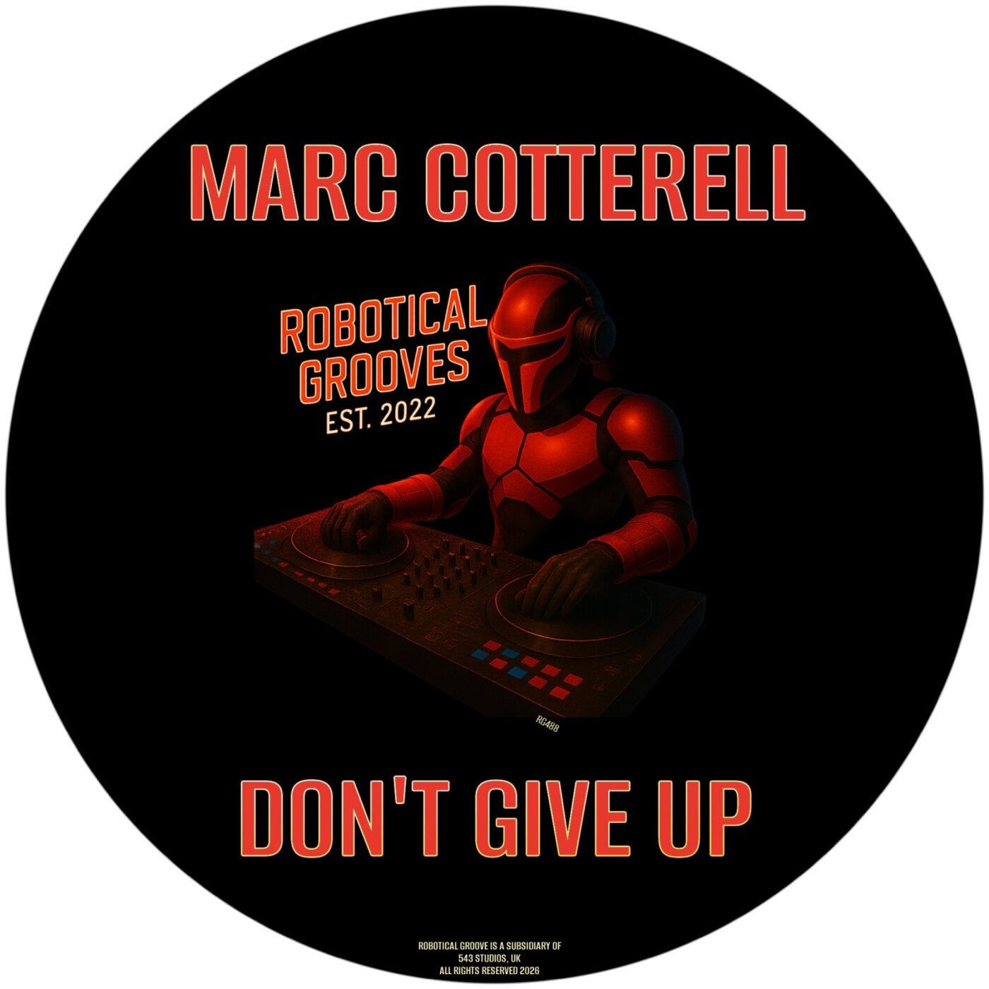 Cover - Marc Cotterell - Don't Give Up (Original Mix) Promo tools