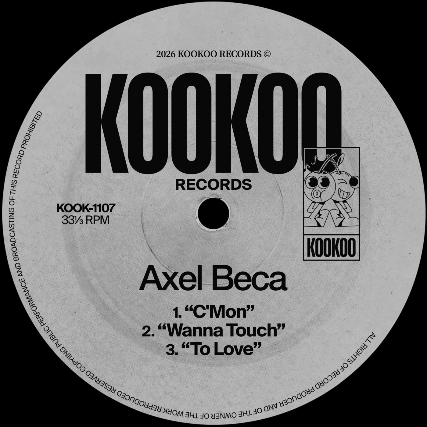 Cover - Axel Beca - C'Mon (Original Mix) Promo tools