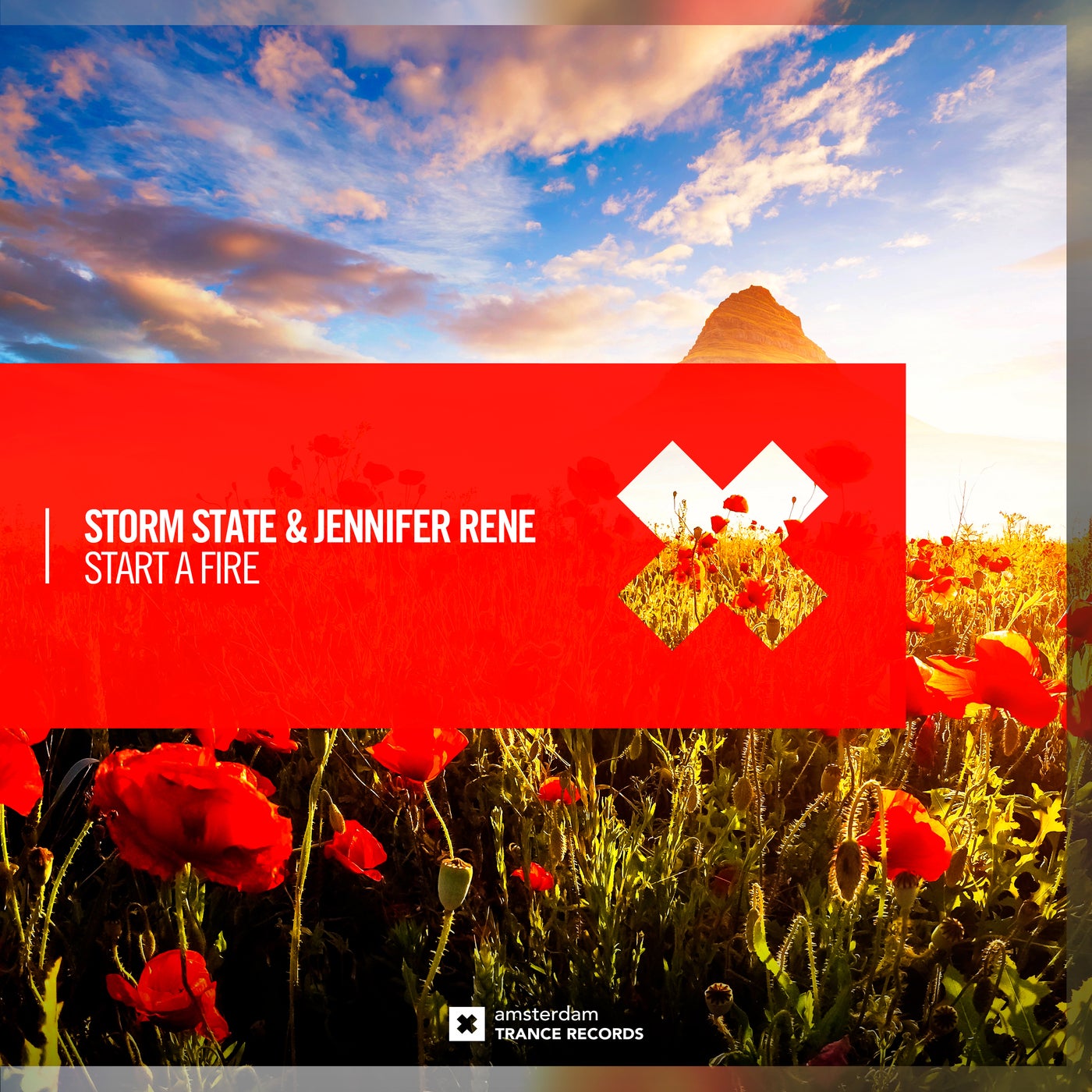 Cover - Jennifer Rene, Storm State - Start A Fire (Extended Mix) Promo tools