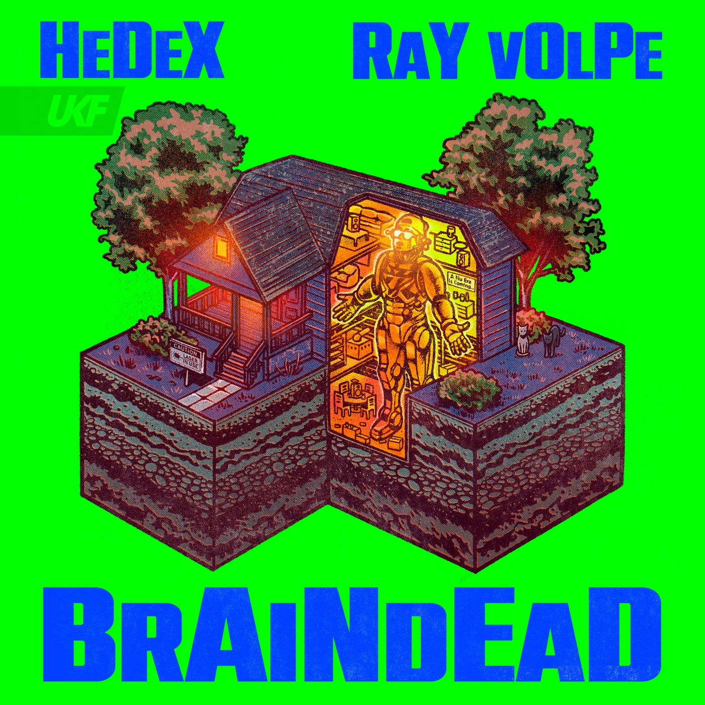 Cover - Ray Volpe, Hedex - BrAiNdEaD (Extended Mix) Promo tools