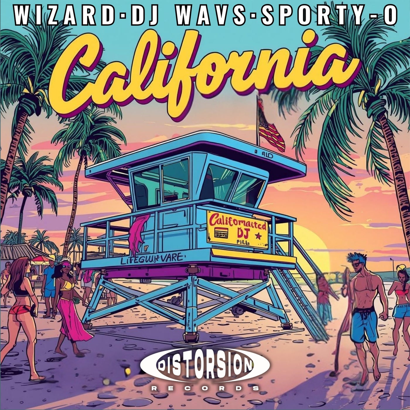 Cover - Wizard, Sporty-O, DJ WAVS - California (Original Mix) Promo tools