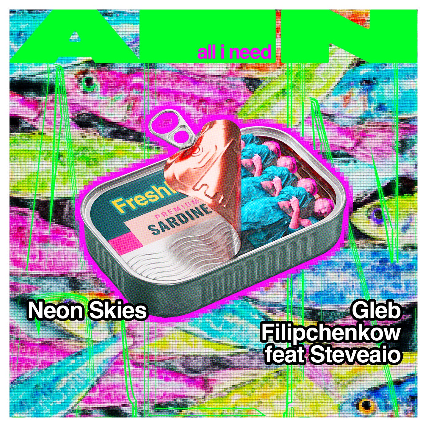 Cover - gleb filipchenkow, Steveaio - Neon Skies (Extended Mix) Promo tools