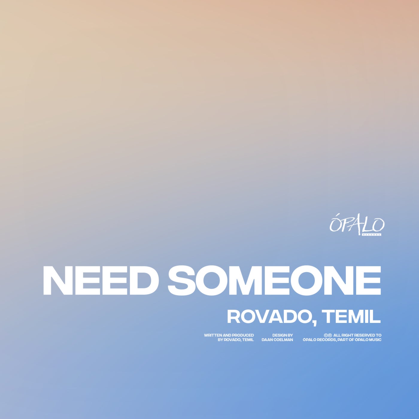 Cover - Temil, ROVADO - Need Someone (Original Mix) Promo tools