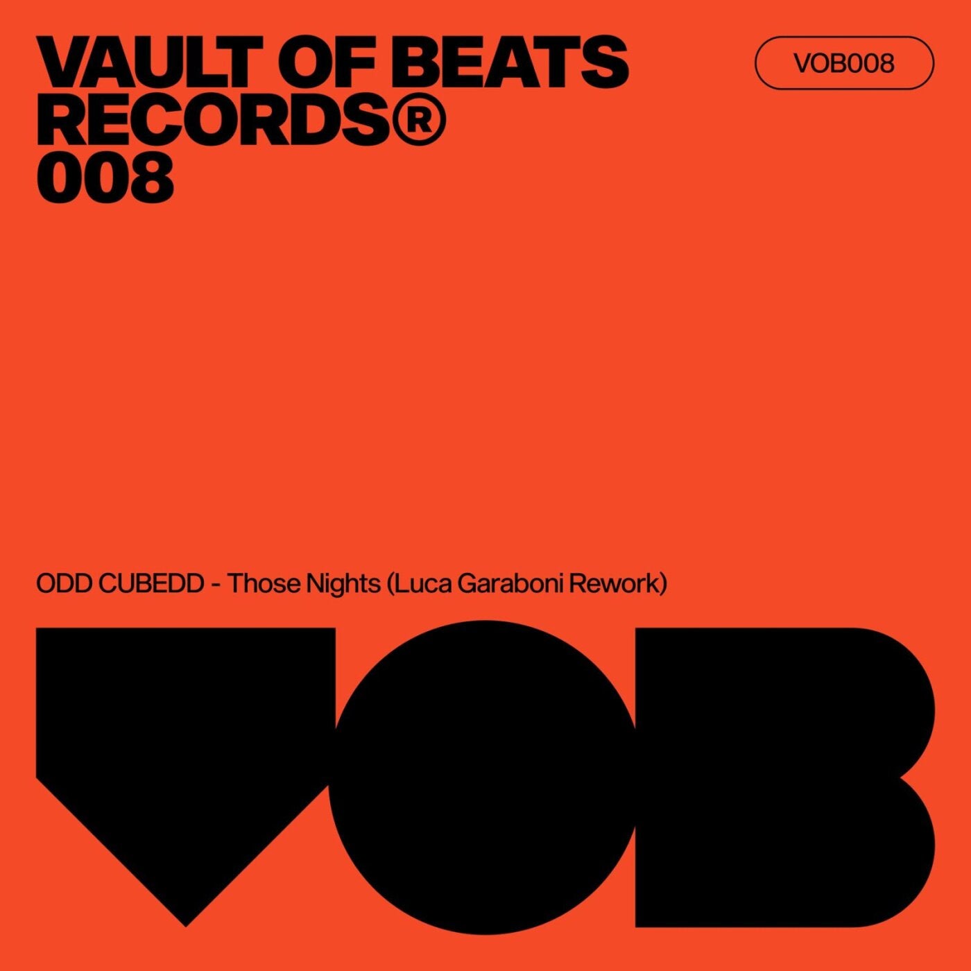 Cover - Odd Cubedd - Those Nights (Luca Garaboni Rework) Promo tools