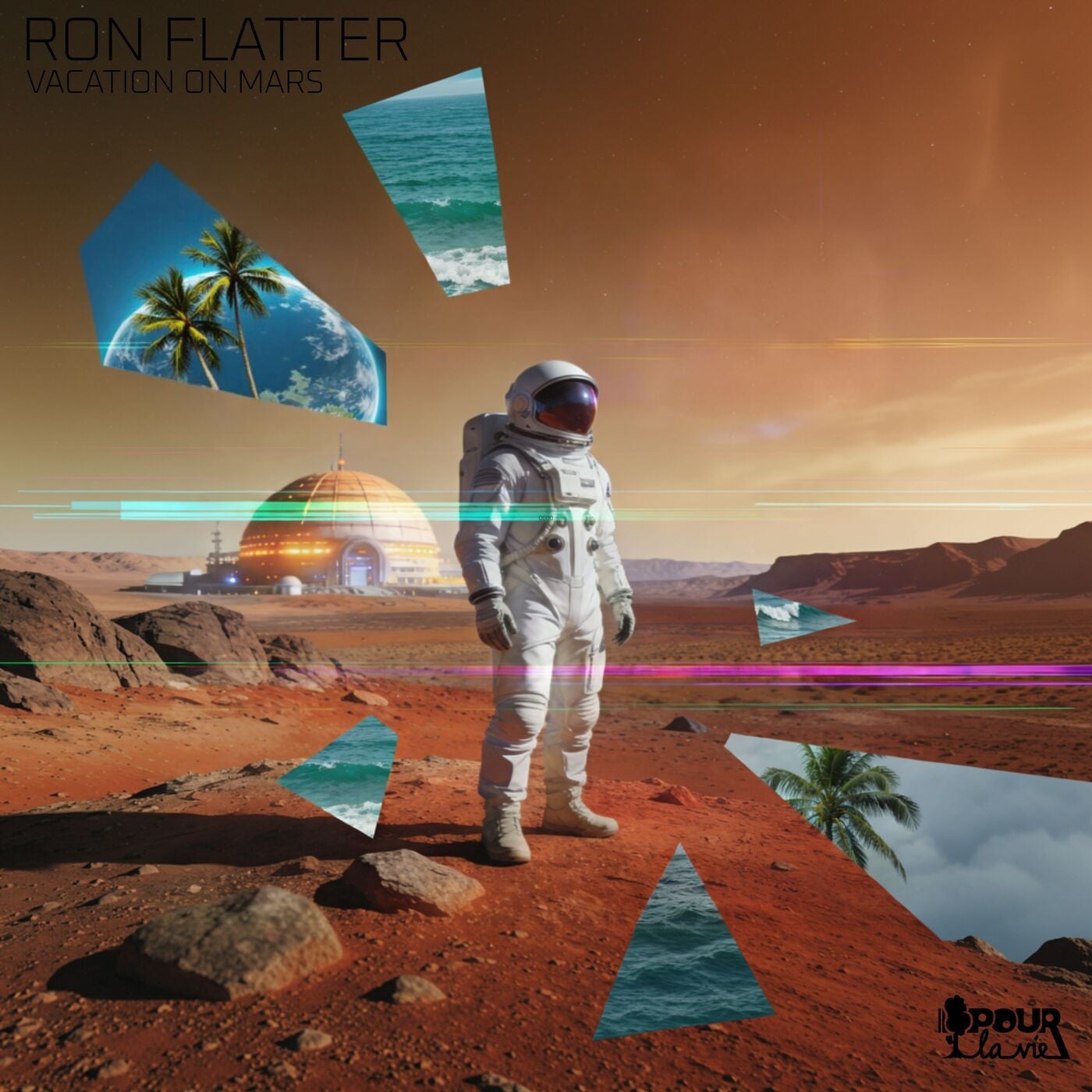 Cover - Ron Flatter - Vacation on Mars (Extended Mix) Promo tools