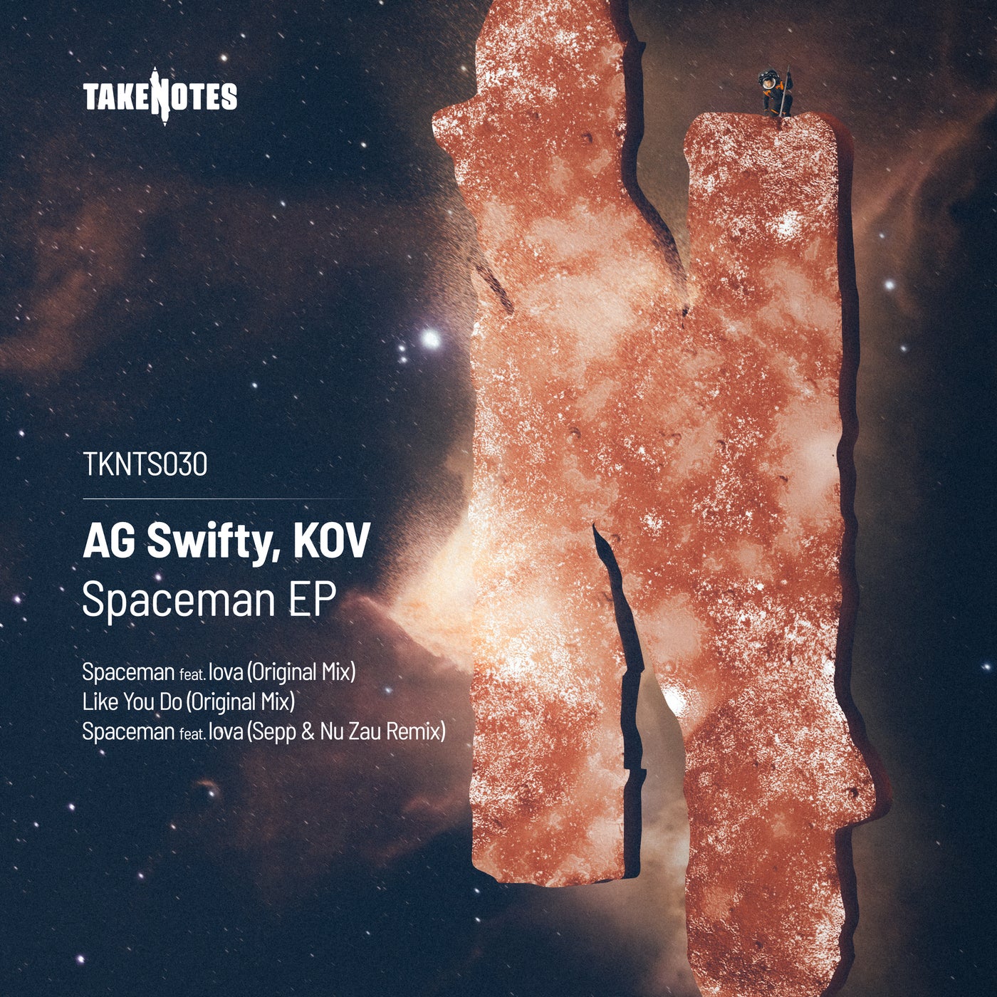 Cover - Iova, AG Swifty, KOV - Spaceman (Original Mix) Promo tools