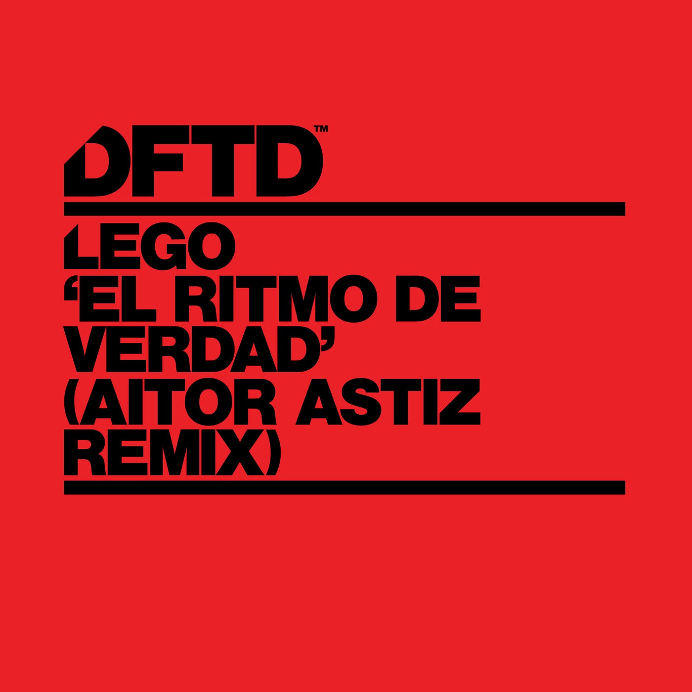 Cover - Lego, Aitor Astiz - El Ritmo De Verdad (Aitor Astiz Extended Remix) Promo tools