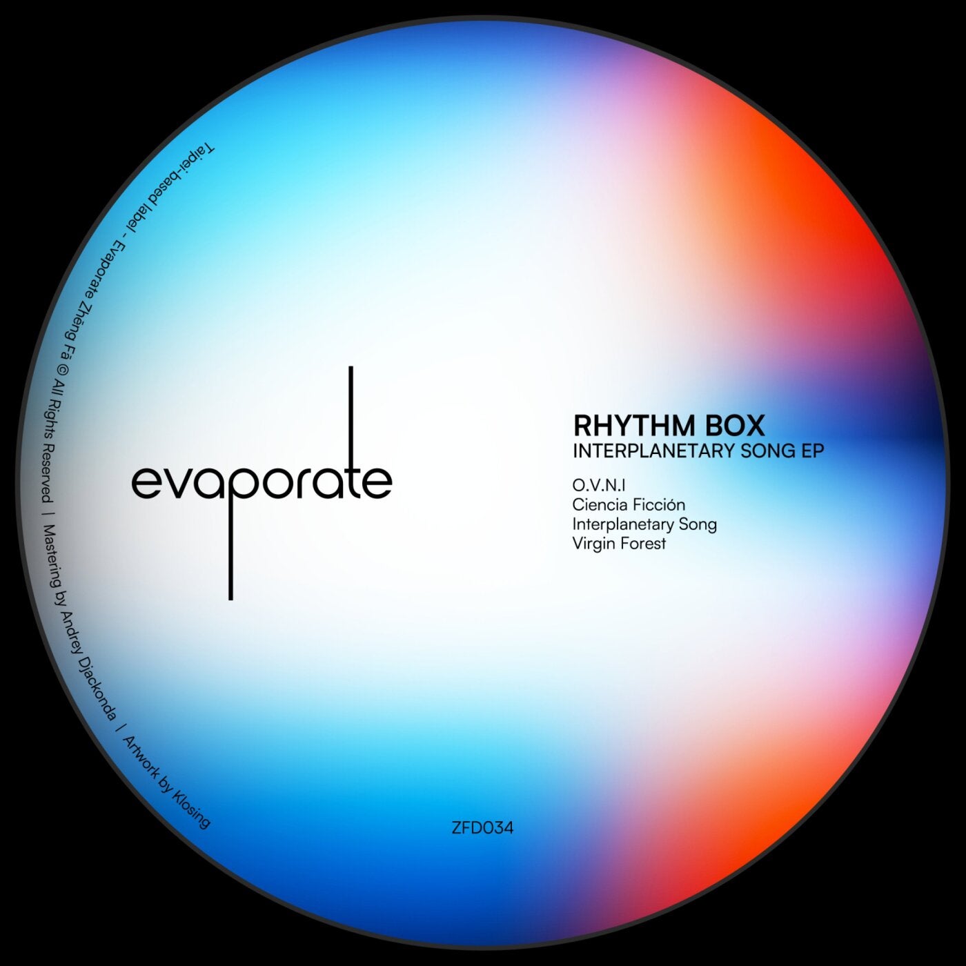 Cover - Rhythm Box - O.V.N.I (Original Mix) Promo tools