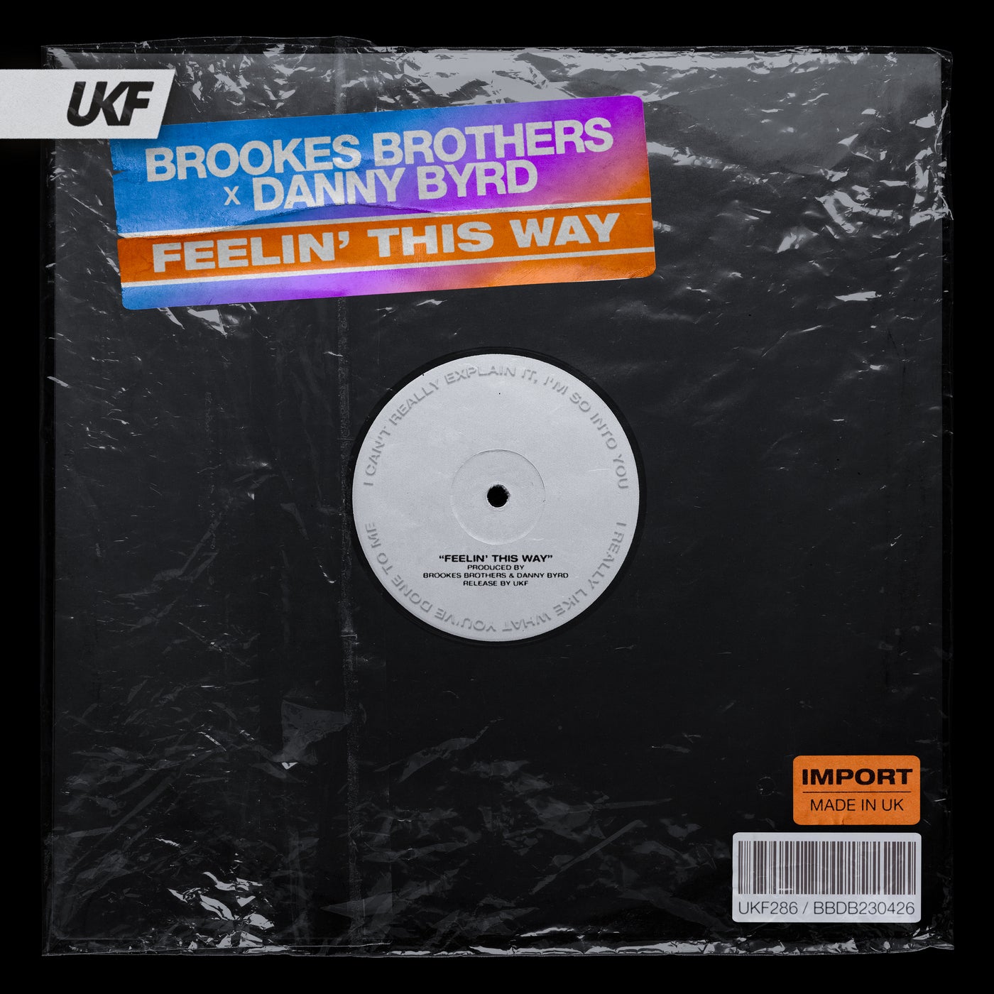 Cover - Danny Byrd, Brookes Brothers - Feelin' This Way (Original Mix) Promo tools