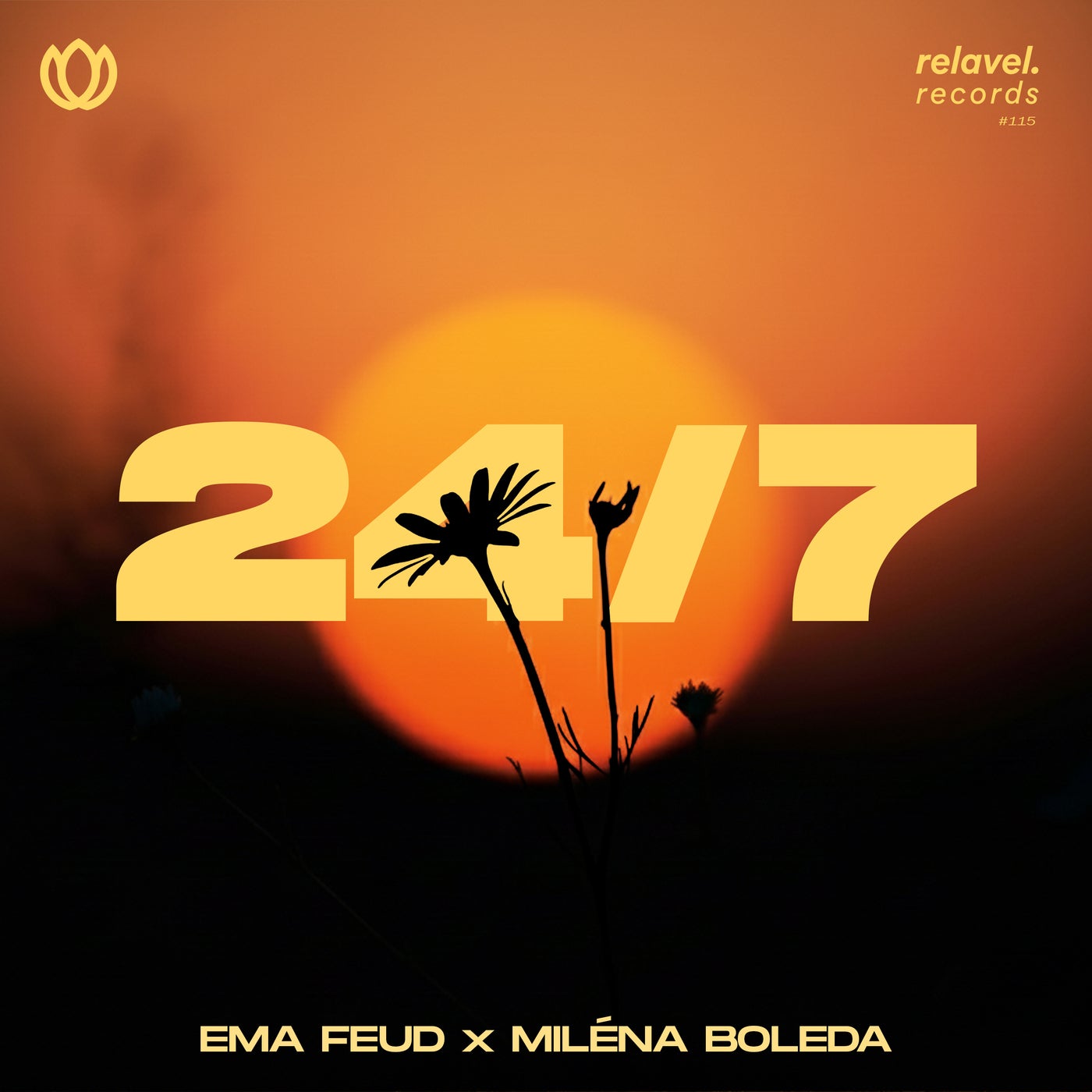 Cover - Ema Feud, Milena Boleda - 24/7 (Original Mix) Promo tools