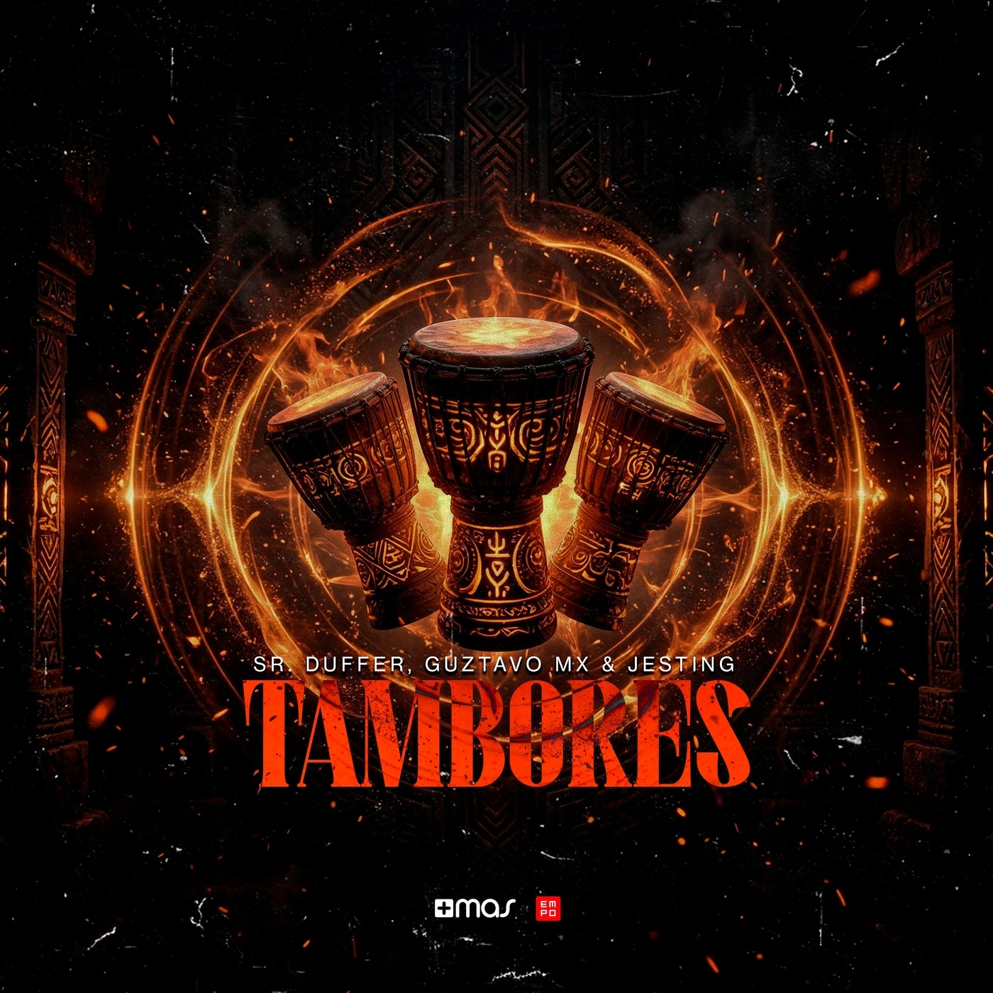 Cover - Guztavo Mx, Sr. Duffer, Jesting - Tambores (Extended Mix) Promo tools