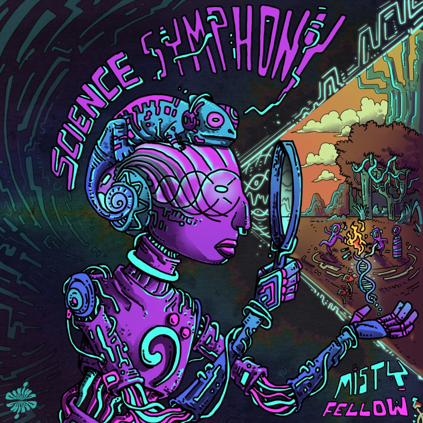 Cover - MistyFellow, Alien Coffee - Solar System (Original Mix) Promo tools