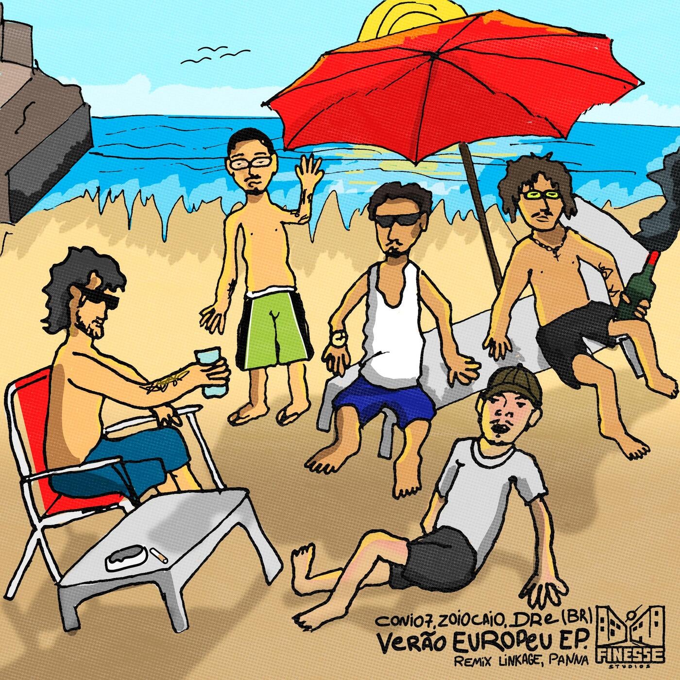 Cover - Panna (BR), DRE (BR), ZoioCaio, Coni07 - Verão Europeu (feat. Coni07, DRE (BR) & Panna (BR)) (Panna Remix) Promo tools