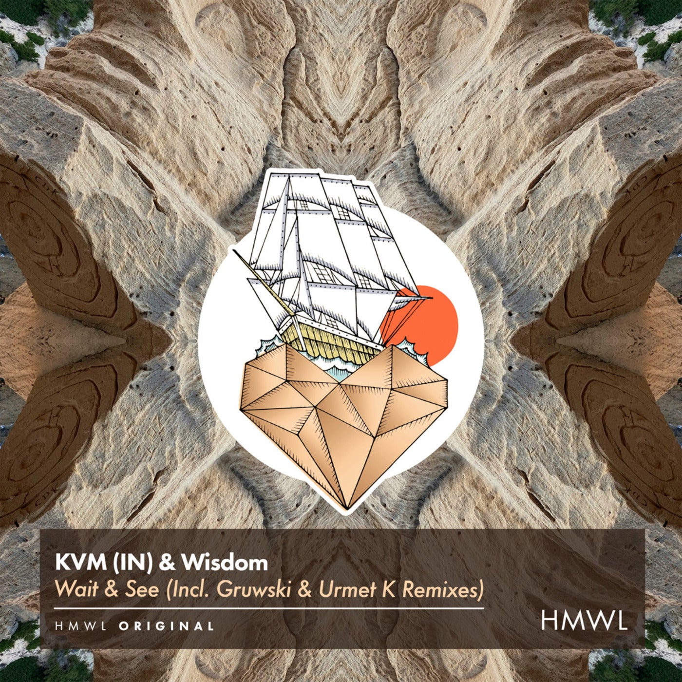 Cover - WISDOM, KVM (IN) - Wait & See (Gruwski Remix) Promo tools