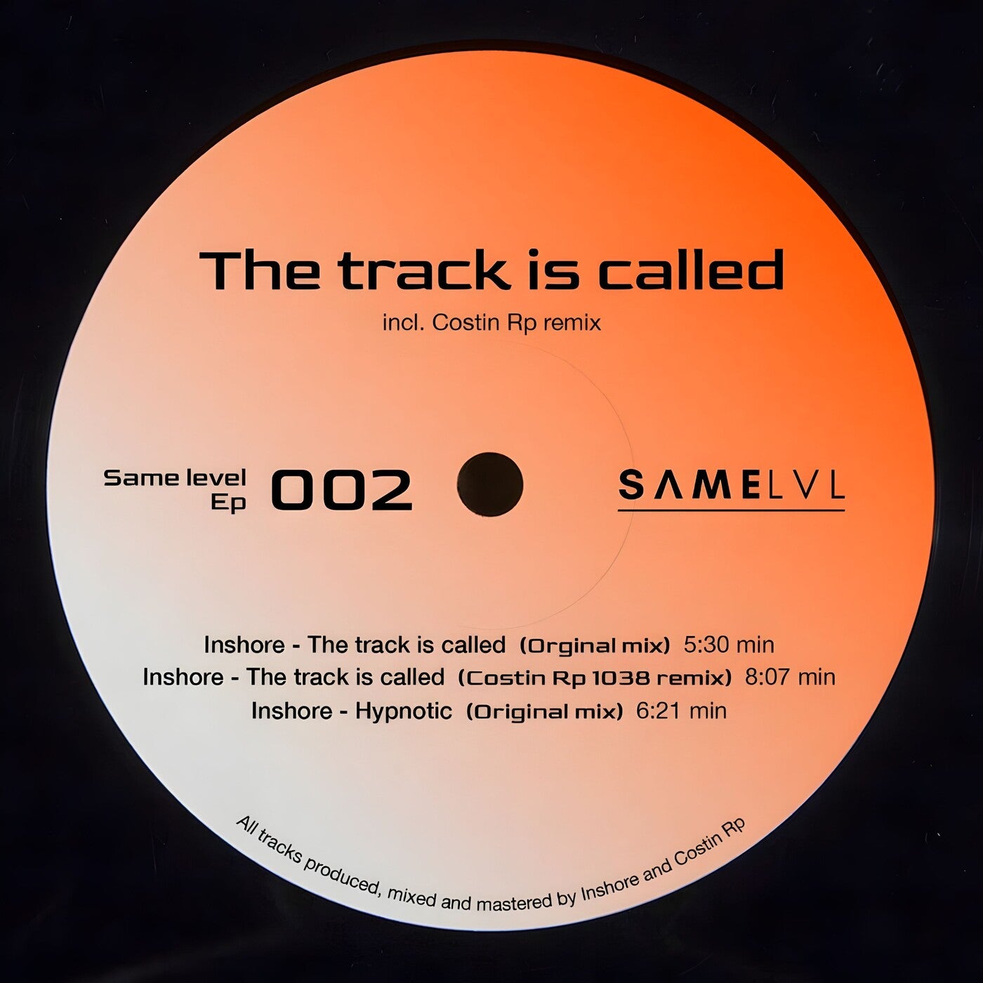 Cover - Inshore - The Track Is Called (Costin Rp 1038 Remix [Live]) Promo tools