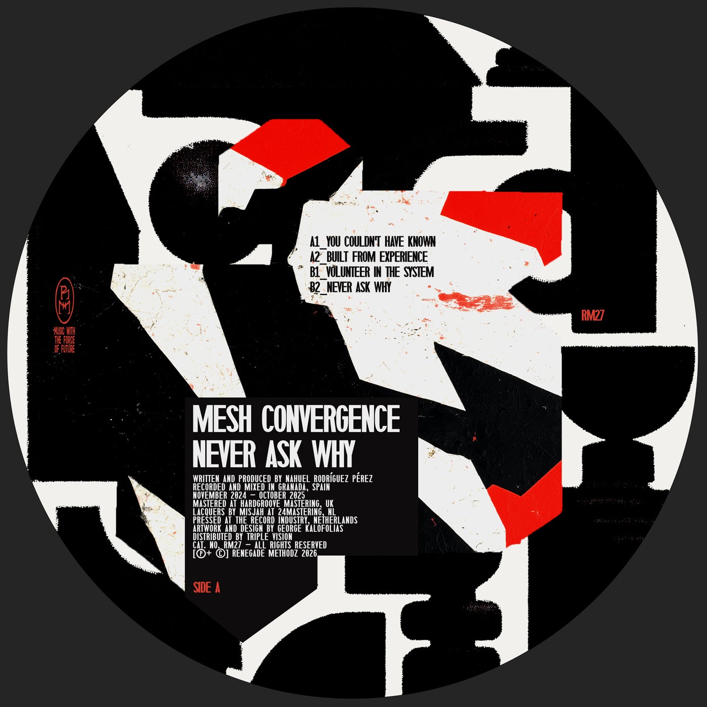 Cover - Mesh Convergence - Built From Experience (Original Mix) Promo tools