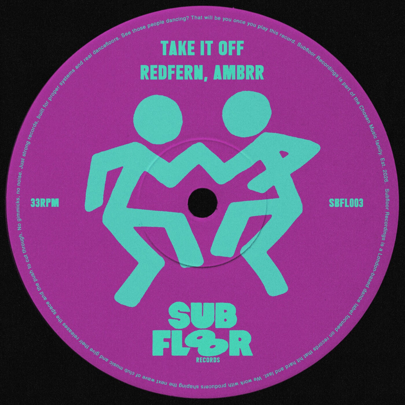 Cover - Redfern, AMBRR - Take It Off (Extended Mix) Promo tools