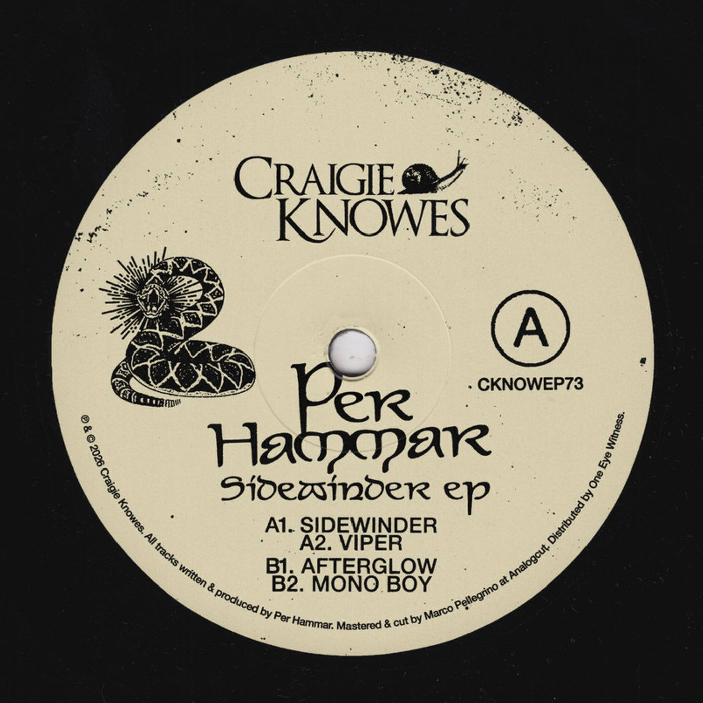 Cover - Per Hammar - Sidewinder (Original Mix) Promo tools
