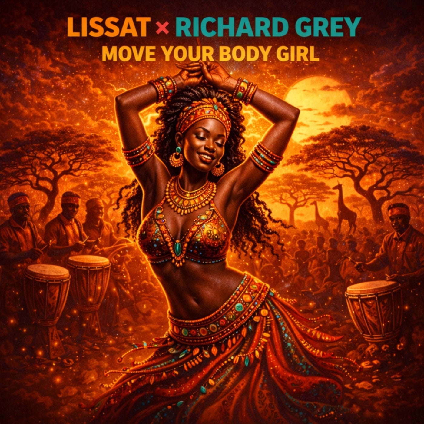 Cover - Richard Grey, Lissat - Move Your Body Girl (Original Mix) Promo tools