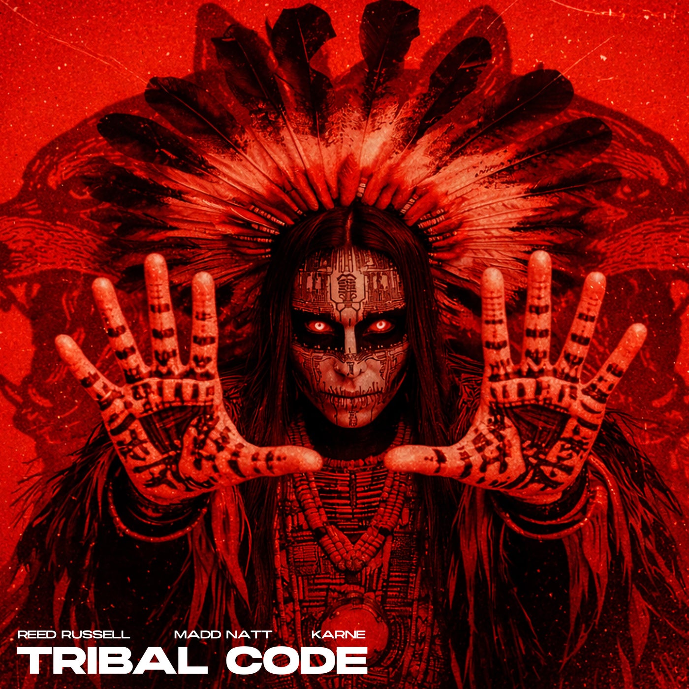 Cover - Madd Natt, Reed Russell, KARNE - Tribal Code (Extended Mix) Promo tools