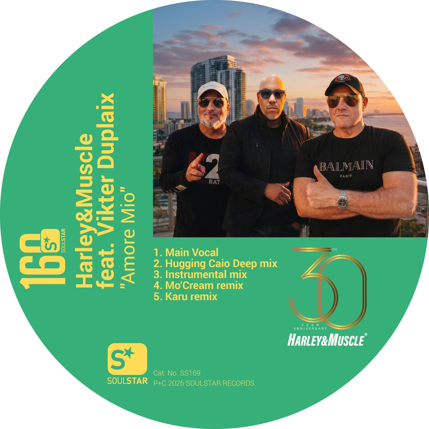 Cover - Vikter Duplaix, Harley&Muscle - Amore Mio (Mo'cream Remix) Promo tools