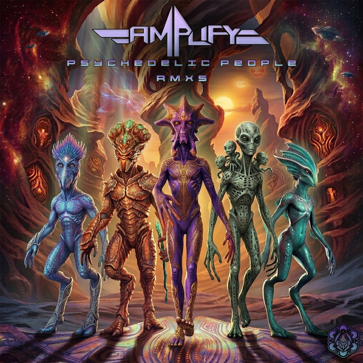 Cover - Amplify (MX) - Psychedelic People (West Galaxy RMX) Promo tools
