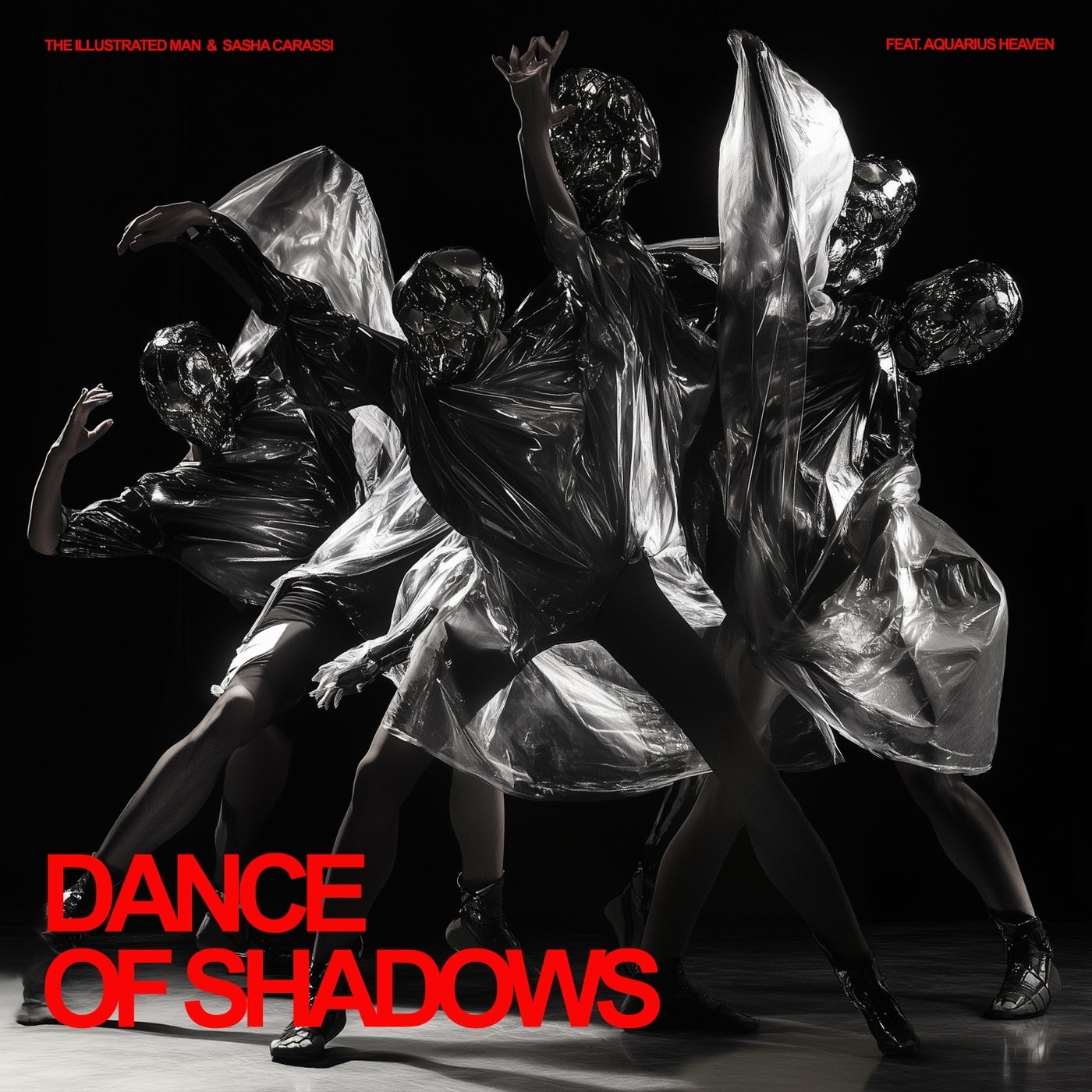 Cover - Sasha Carassi, Aquarius Heaven, THE ILLUSTRATED MAN - Dance of Shadows (feat. Aquarius Heaven) (Extended Mix) Promo tools