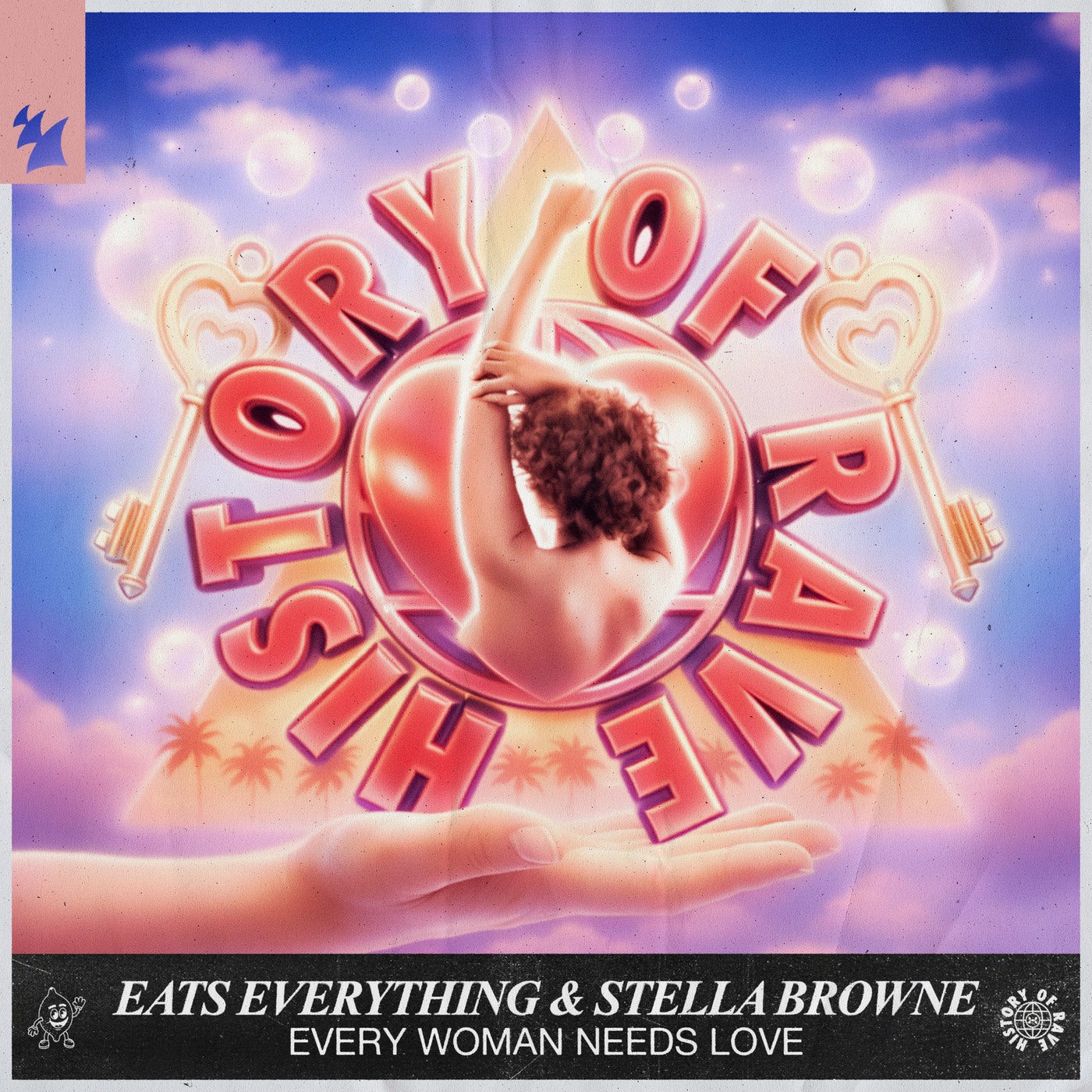 Cover - Stella Browne, Eats Everything, History Of Rave - Every Woman Needs Love (Extended Mix) Promo tools