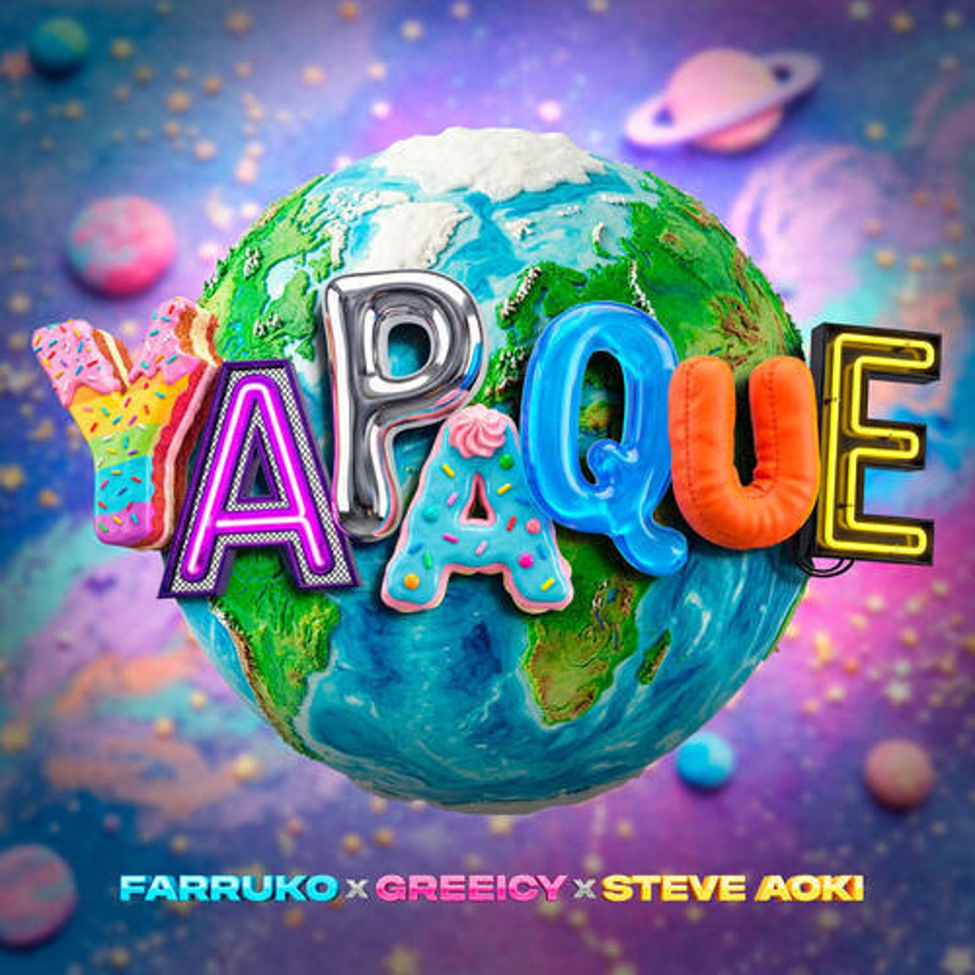 Cover - Steve Aoki, Farruko, Greeicy - YAPAQUE (Original Mix) Promo tools