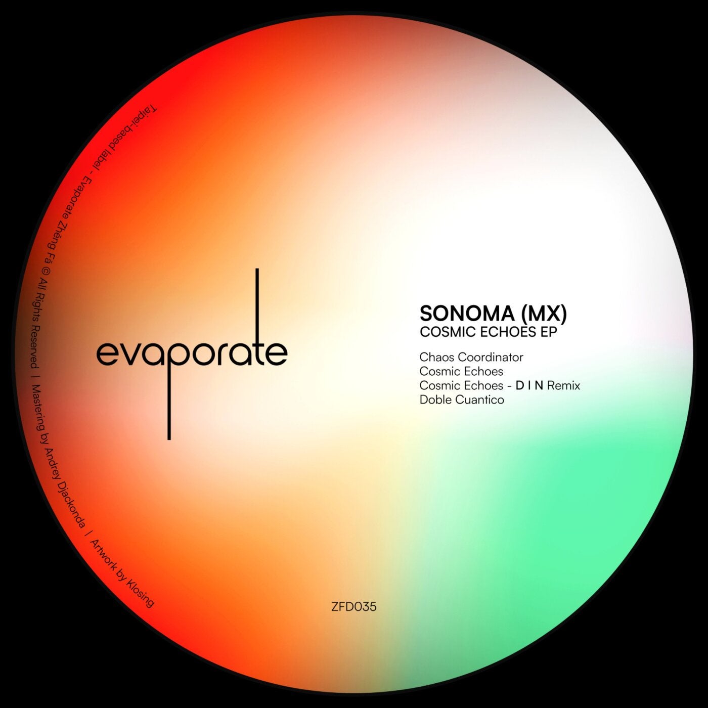 Cover - Sonoma (MX) - Cosmic Echoes (Original Mix) Promo tools