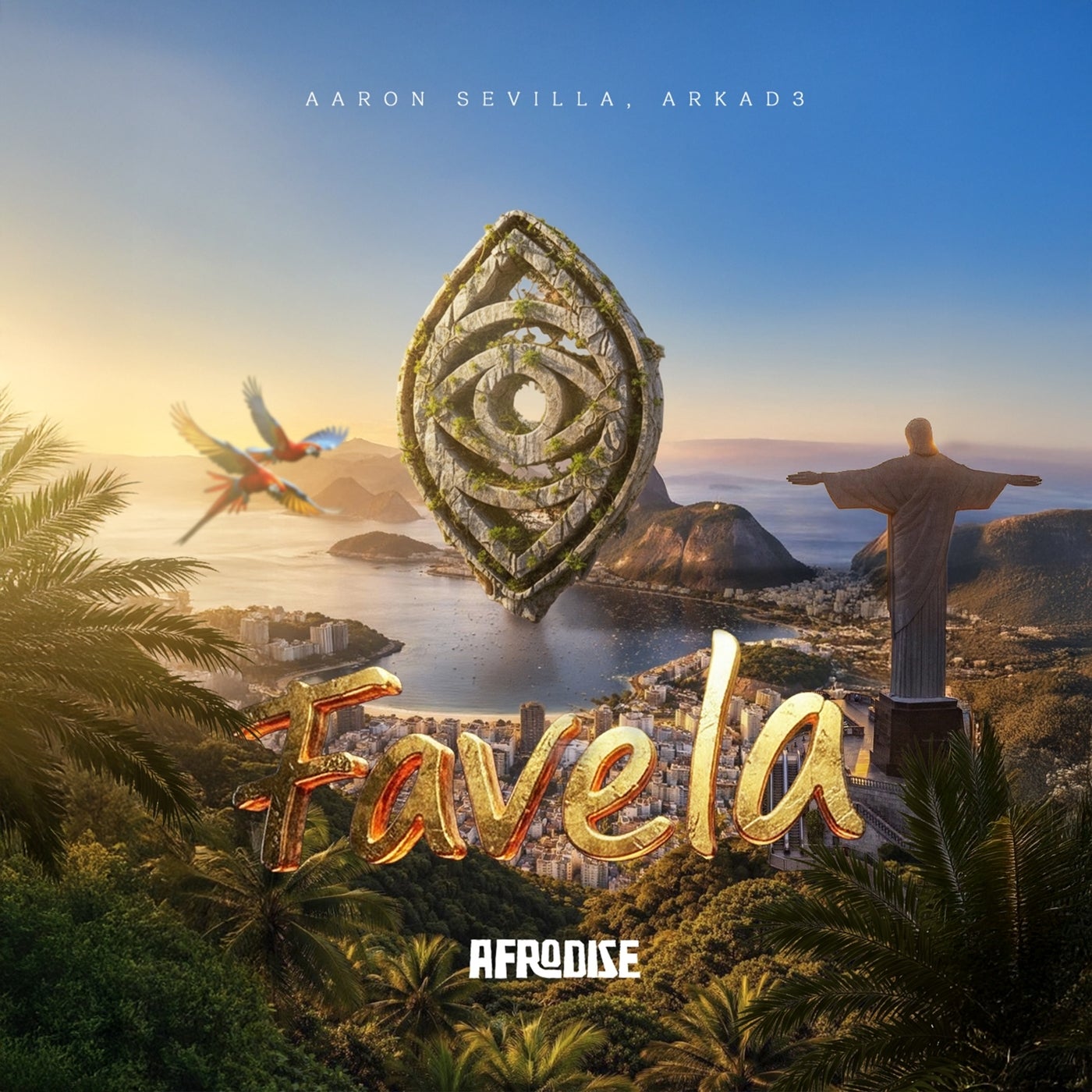 Cover - Aaron Sevilla, ARKAD3 - Favela (Original Mix) Promo tools