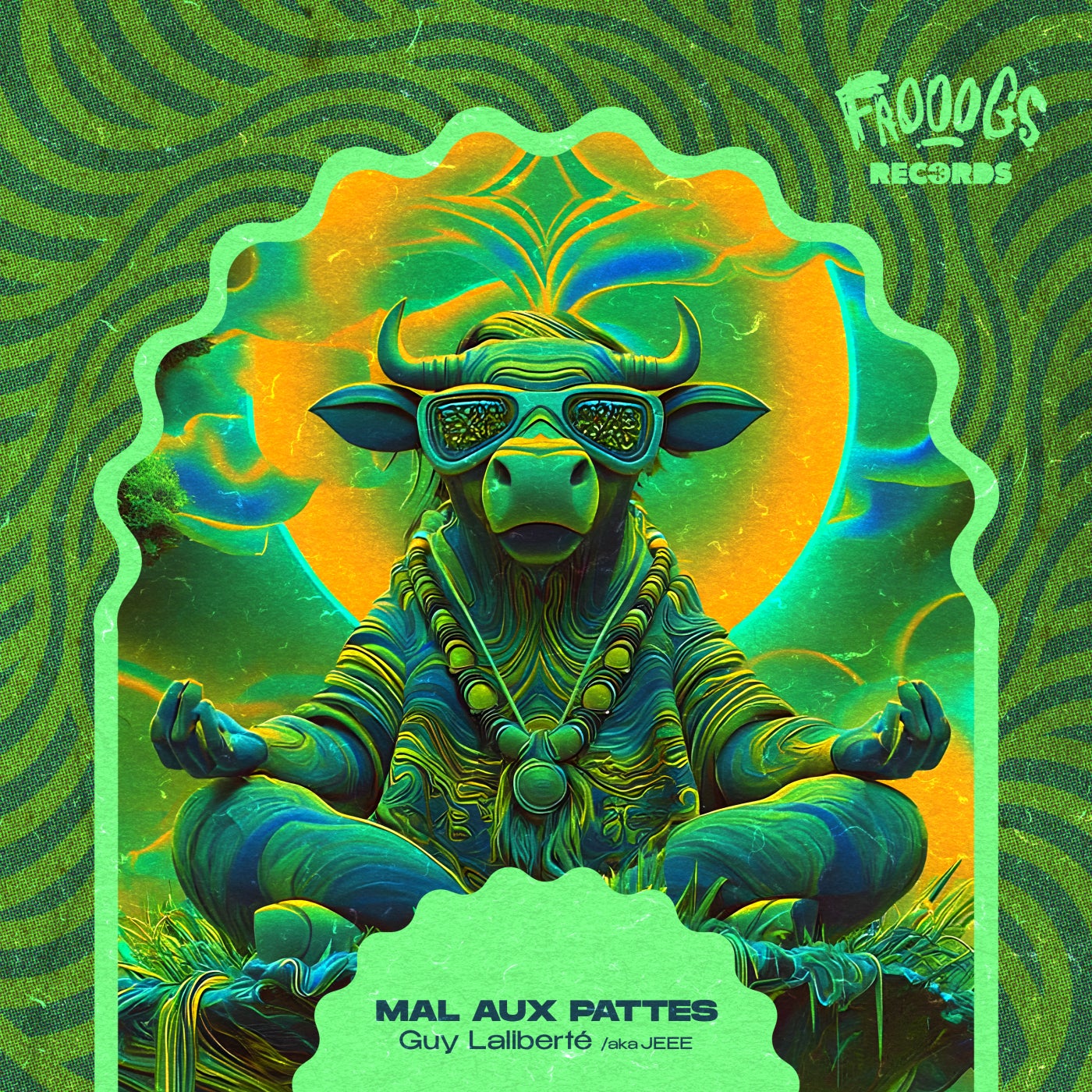 Cover - Guy Laliberte - Mal Aux Pattes (Extended Mix) Promo tools