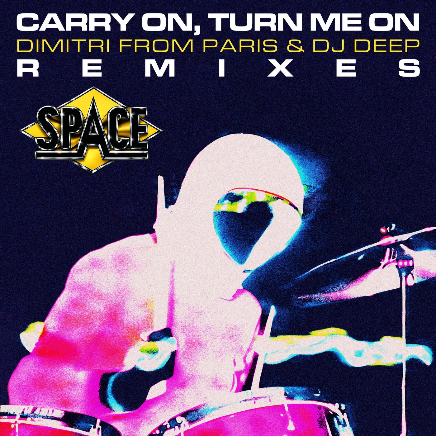 Cover - DJ Deep, Dimitri From Paris, SPACE - Carry On, Turn Me On (Dimitri From Paris & DJ Deep Club Dub Remix) Promo tools
