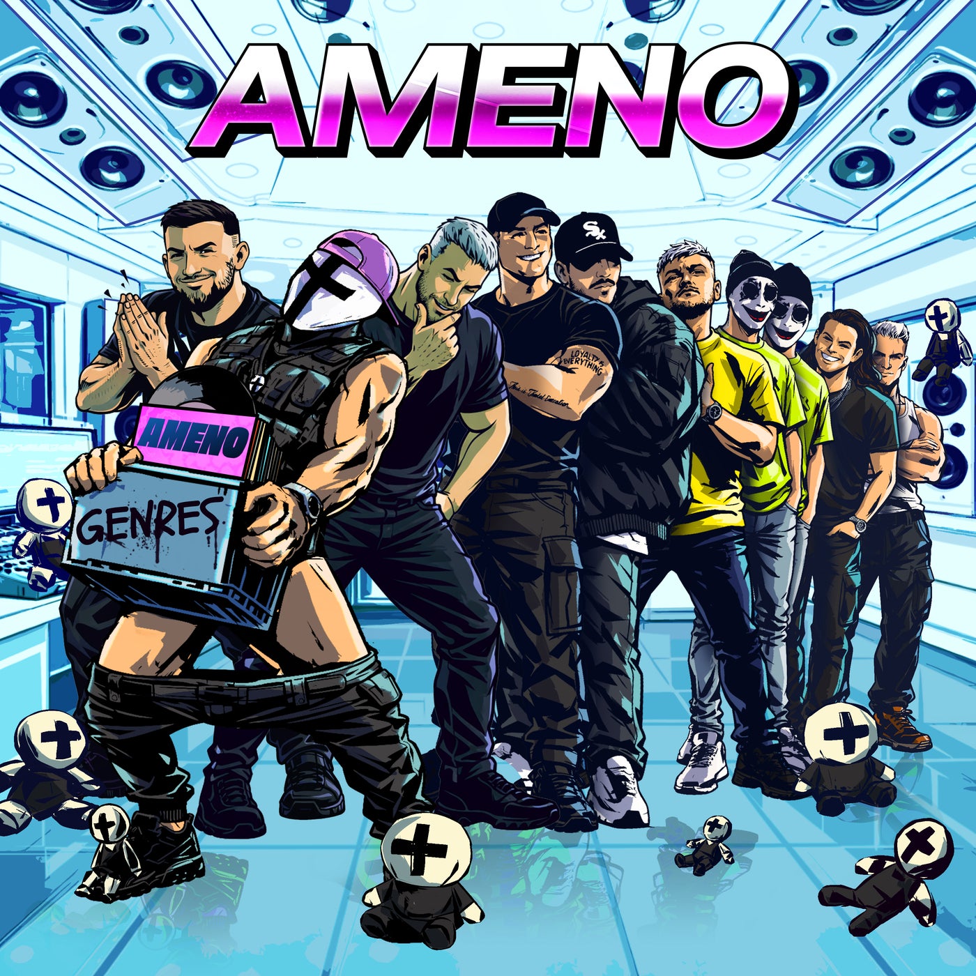 Cover - Rebelion, Holy Priest - Ameno (Extended Mix) Promo tools