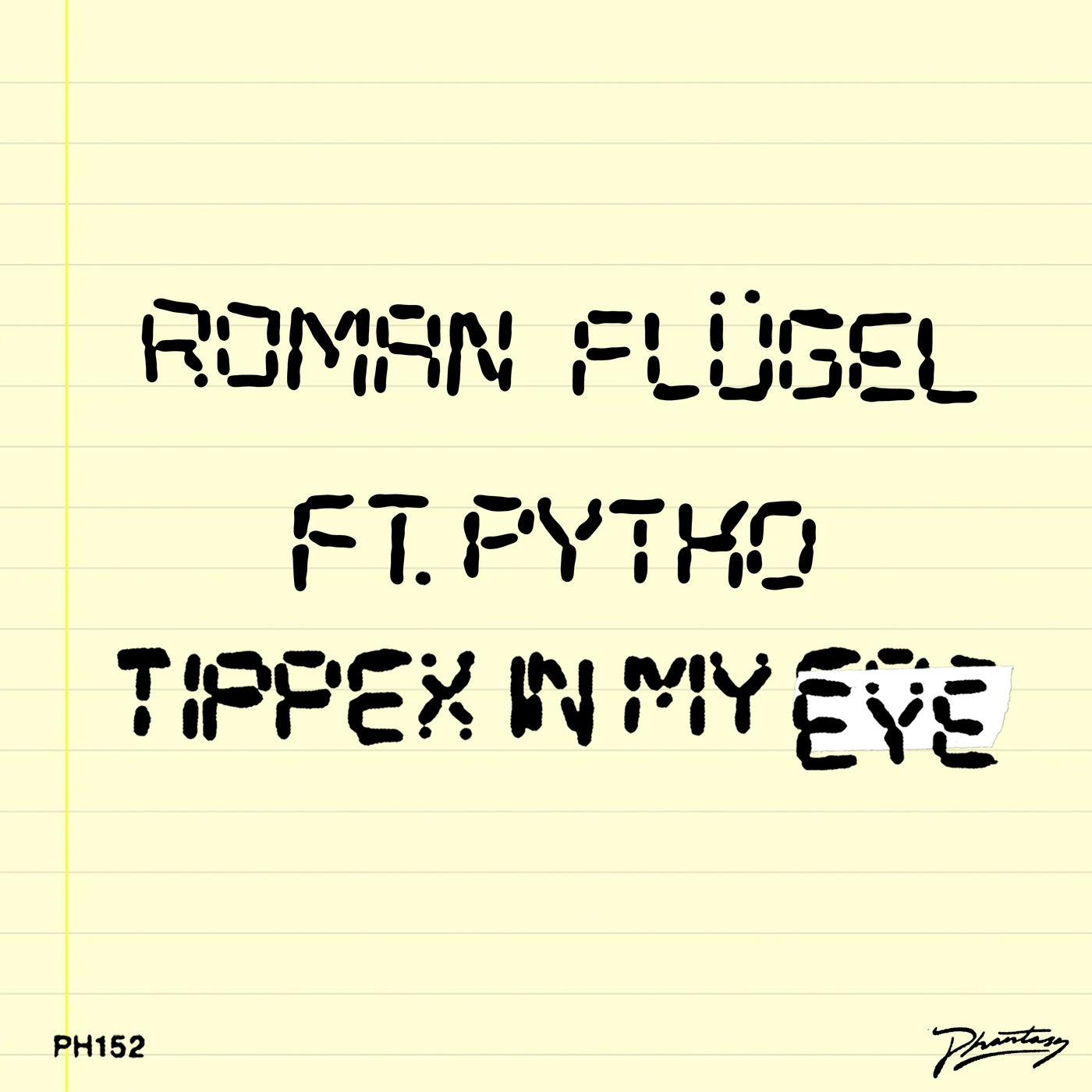 Cover - Roman Flügel, PYTKO - Tippex In My Eye (Dance Mix) Promo tools