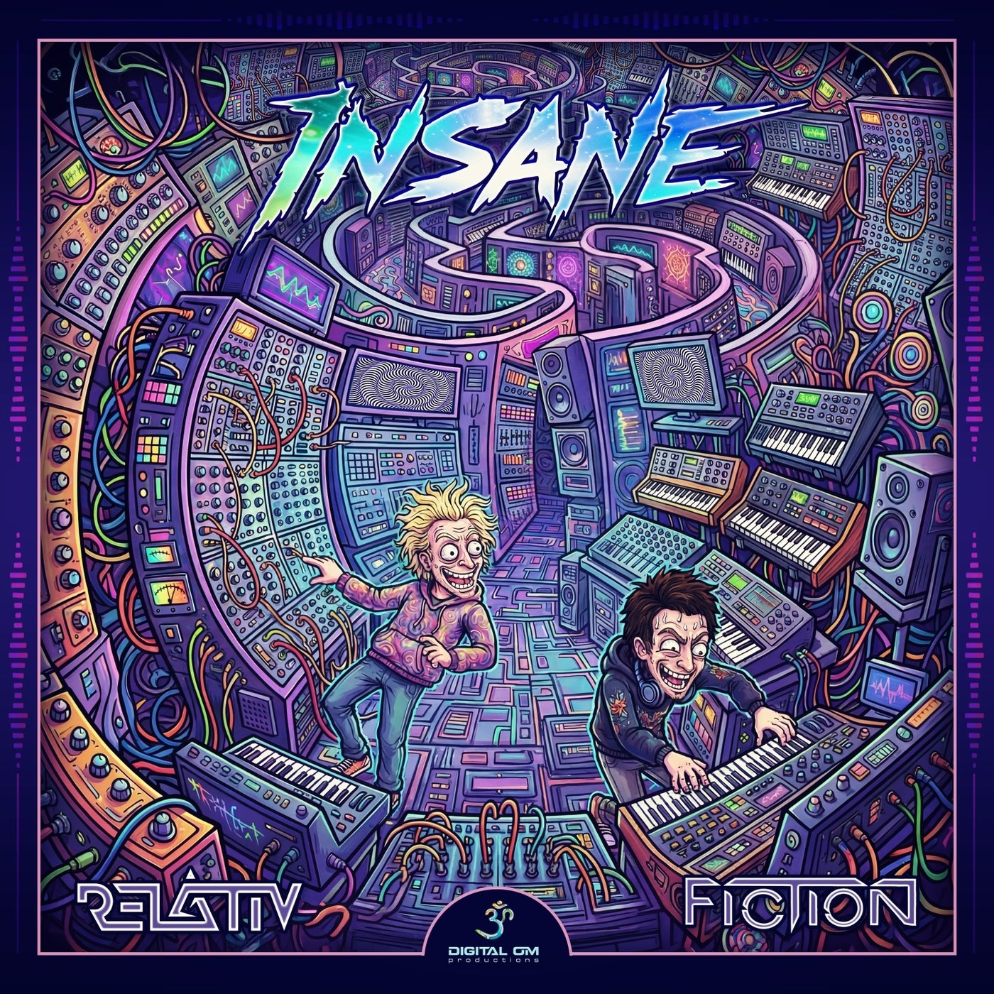 Cover - Relativ, Fiction (RS) - Insane (Original Mix) Promo tools
