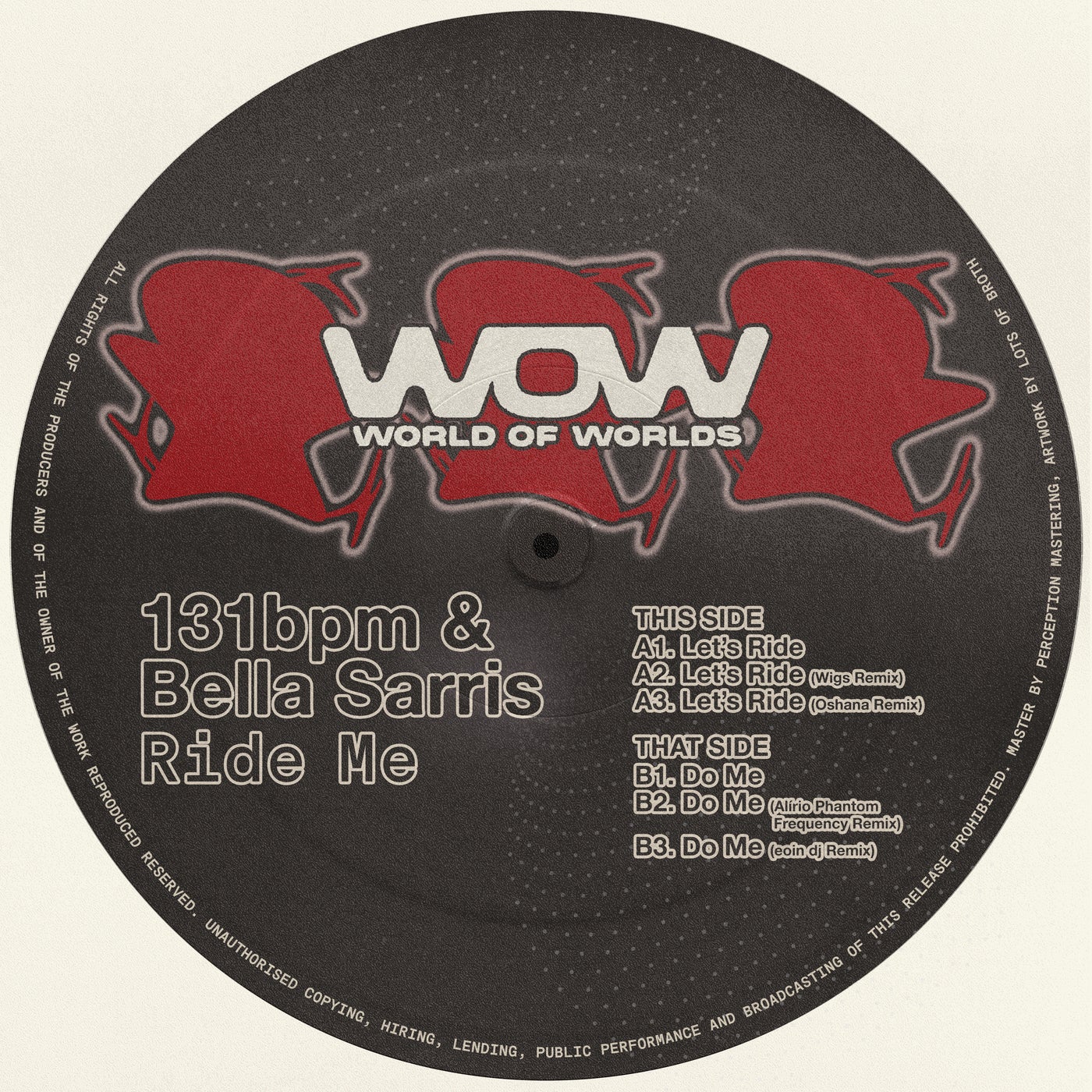 Cover - Bella Sarris, 131bpm - Let's Ride (Original Mix) Promo tools